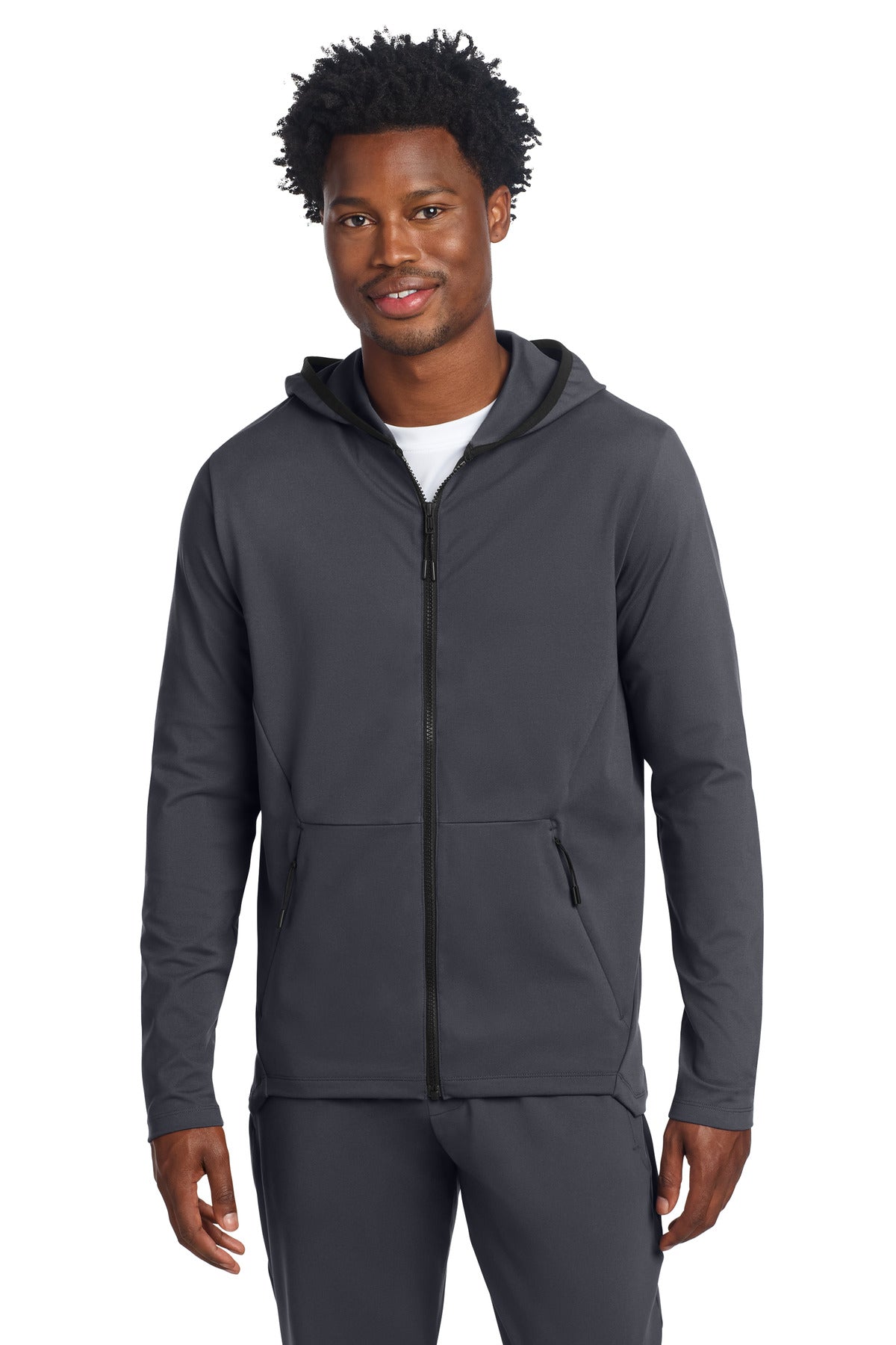Custom Embroidery or DTF Print - Sport-Tek ® Circuit Hooded Full-Zip ST870