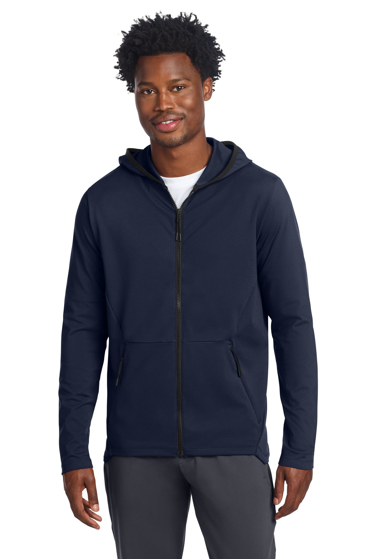 Custom Embroidery or DTF Print - Sport-Tek ® Circuit Hooded Full-Zip ST870