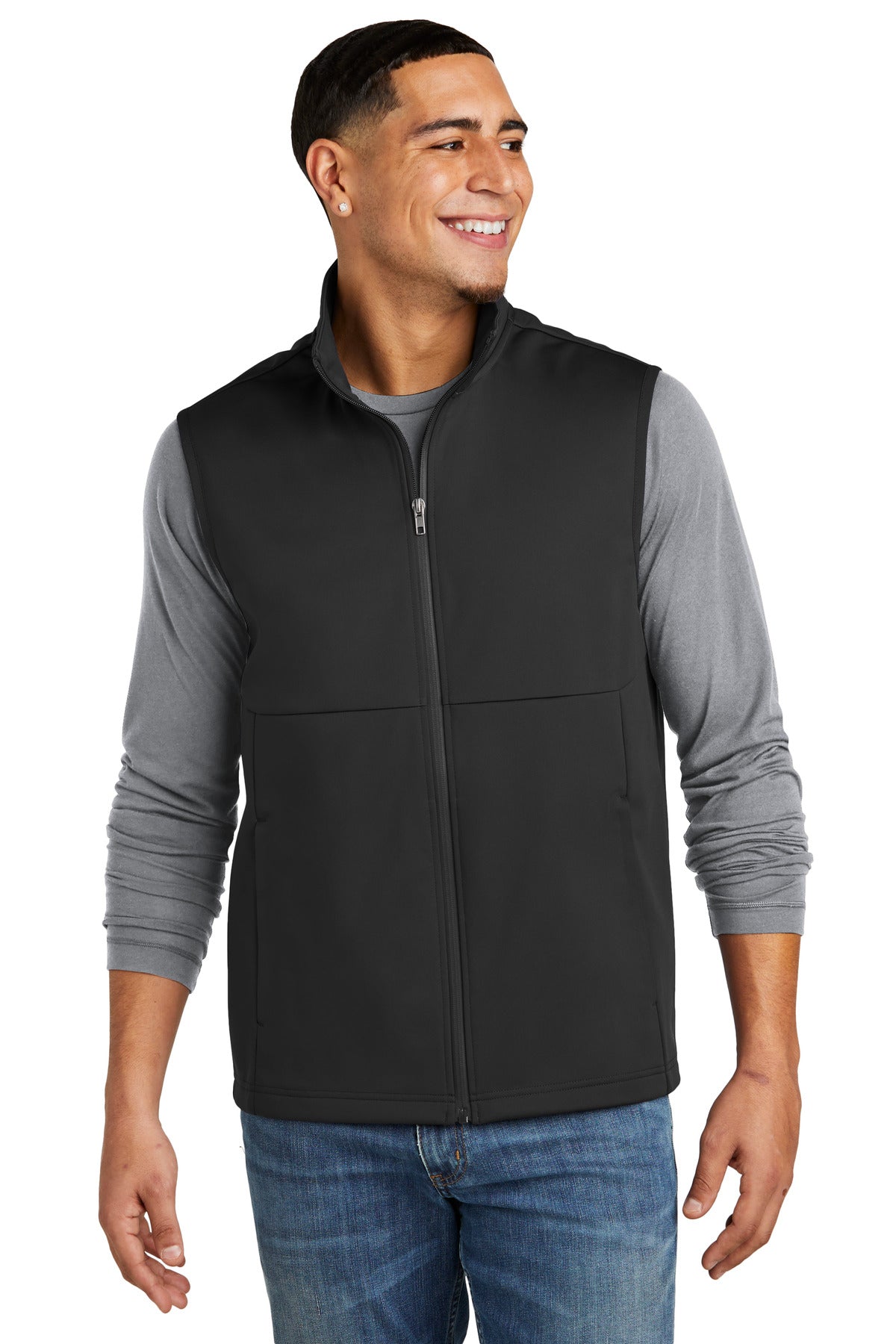 Custom Embroidery or DTF Print - Sport-Tek ® Soft Shell Vest ST981