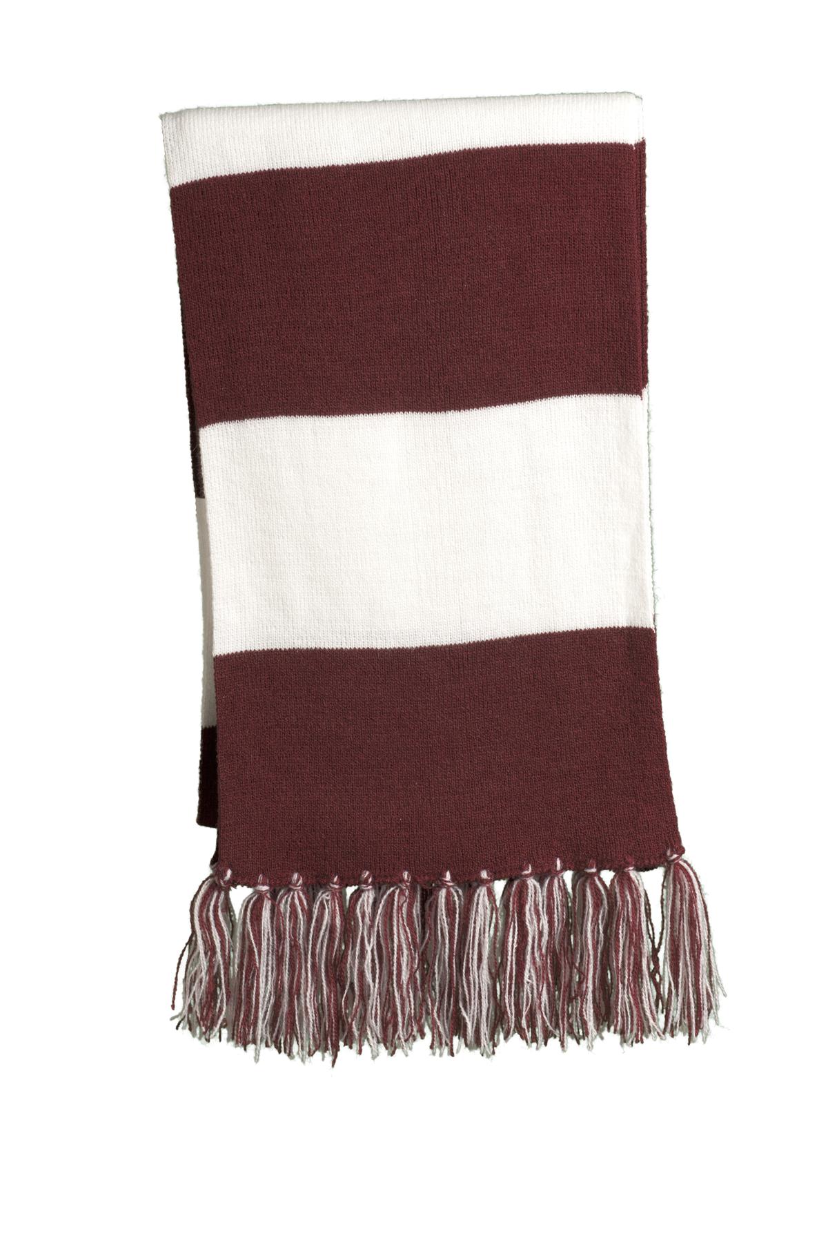 Custom Embroidery or DTF Print - Sport-Tek ® Spectator Scarf. STA02