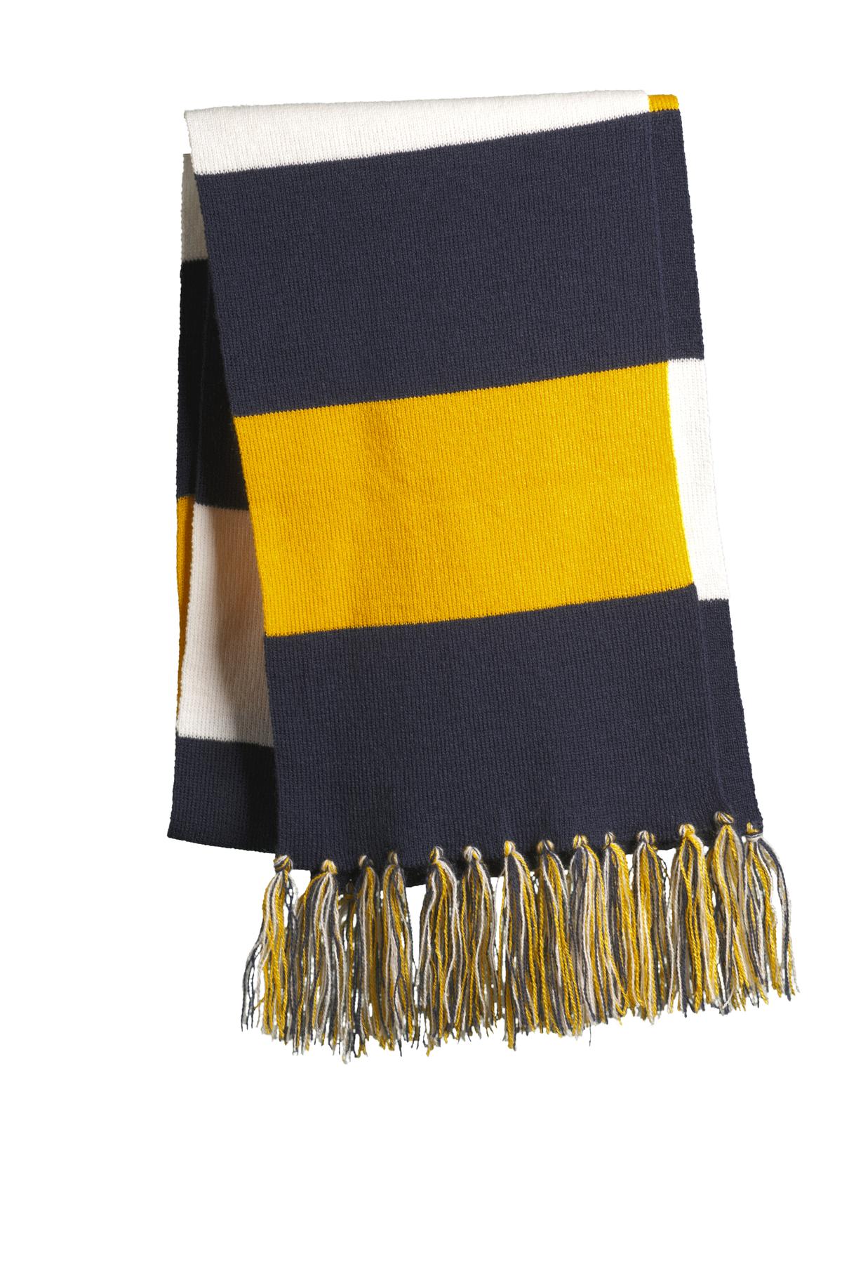 Custom Embroidery or DTF Print - Sport-Tek ® Spectator Scarf. STA02