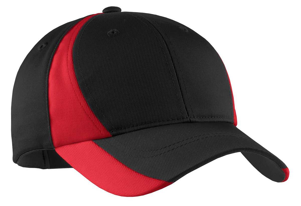 Custom Embroidery or DTF Print - Sport-Tek ® Dry Zone ® Nylon Colorblock Cap. STC11