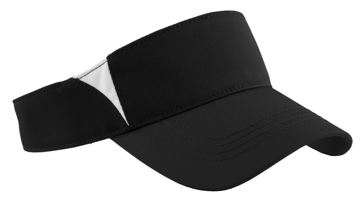 Custom Embroidery or DTF Print - Sport-Tek ® Dry Zone ® Colorblock Visor. STC13