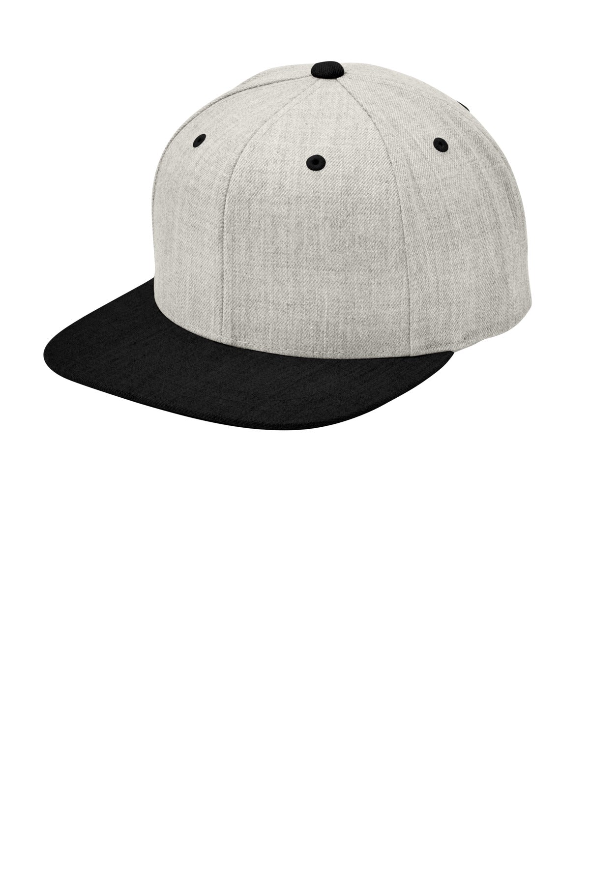 Custom Embroidery or DTF Print - Sport-Tek ® YP Classics ® Flat Bill Snapback Cap. STC19