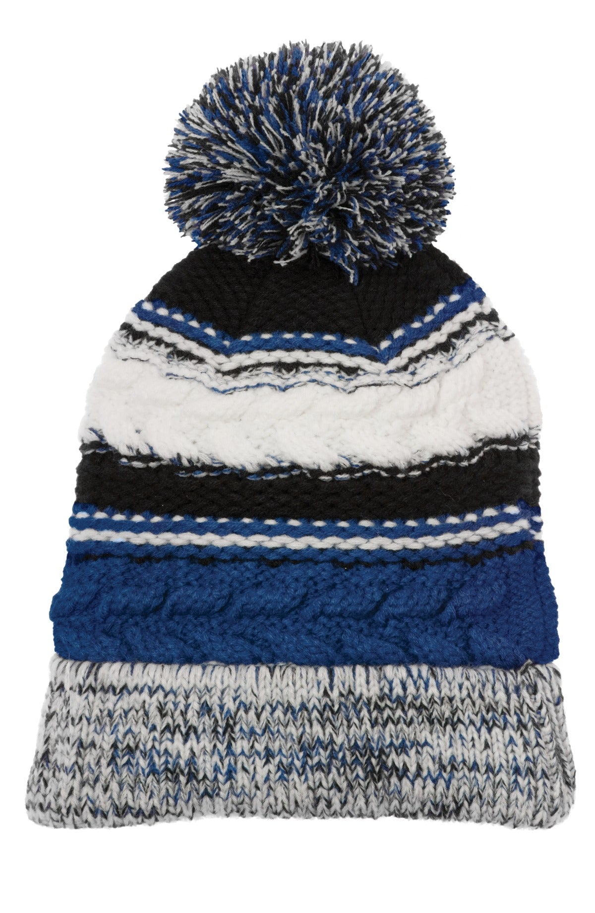 Custom Embroidery or DTF Print - Sport-Tek ® Pom Pom Team Beanie. STC21