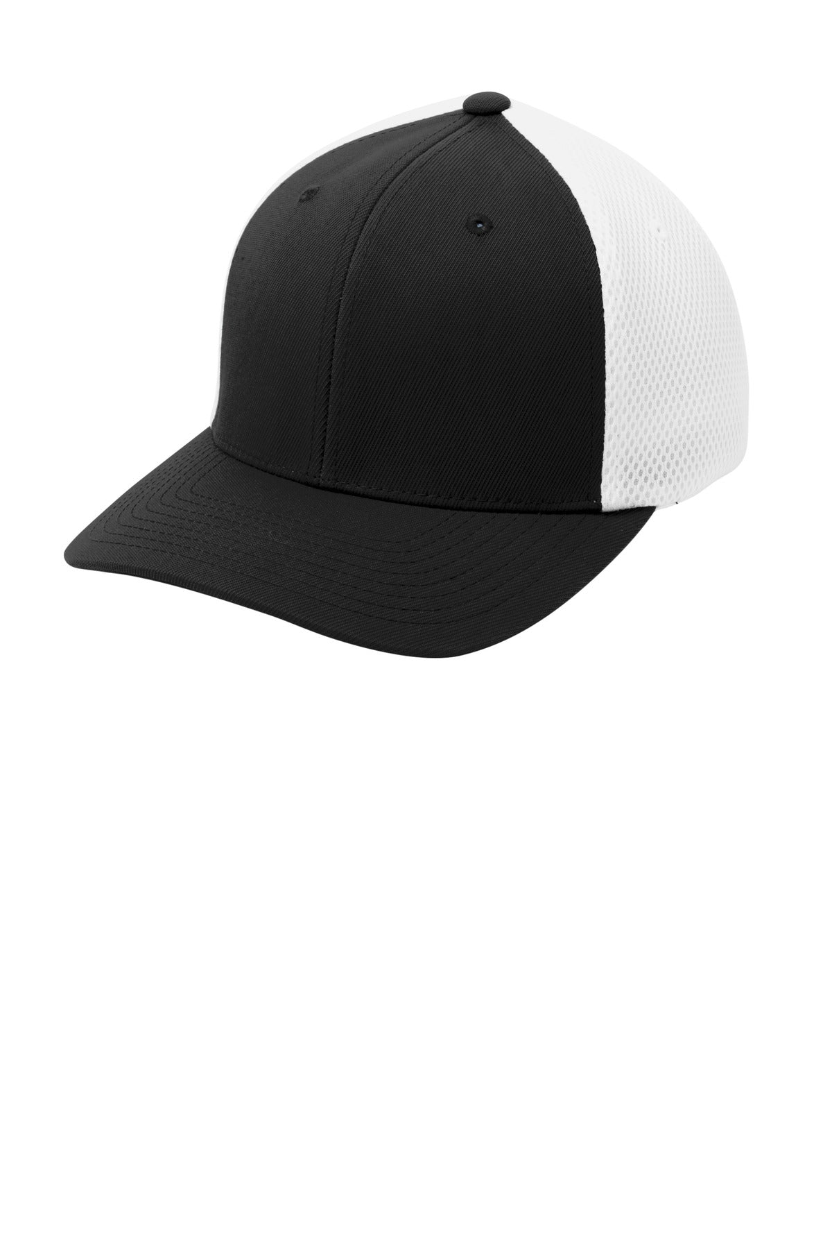 Custom Embroidery or DTF Print - Sport-Tek ® Flexfit ® Air Mesh Back Cap. STC40