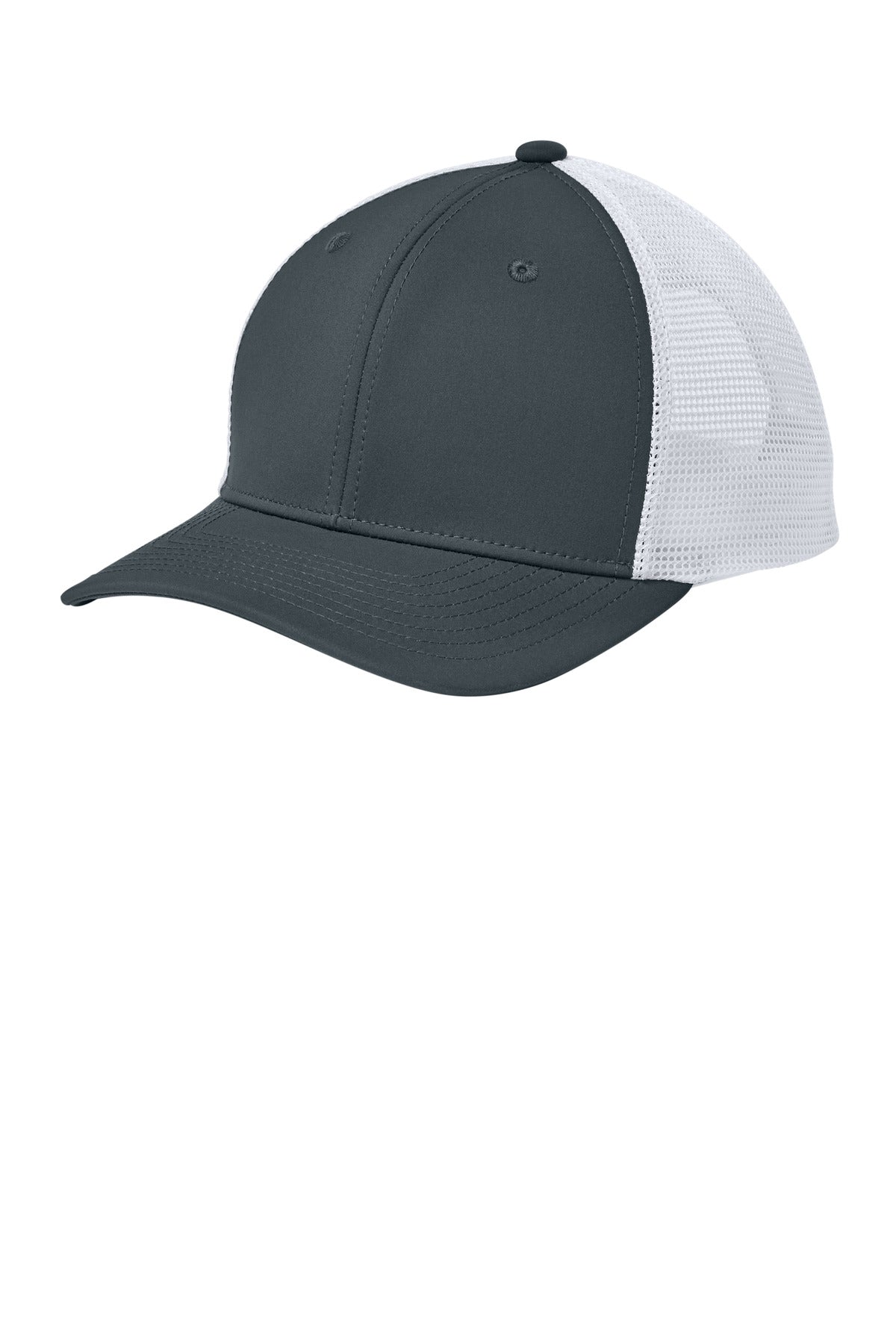 Custom Embroidery or DTF Print - Sport-Tek ® Club Trucker Cap STC46