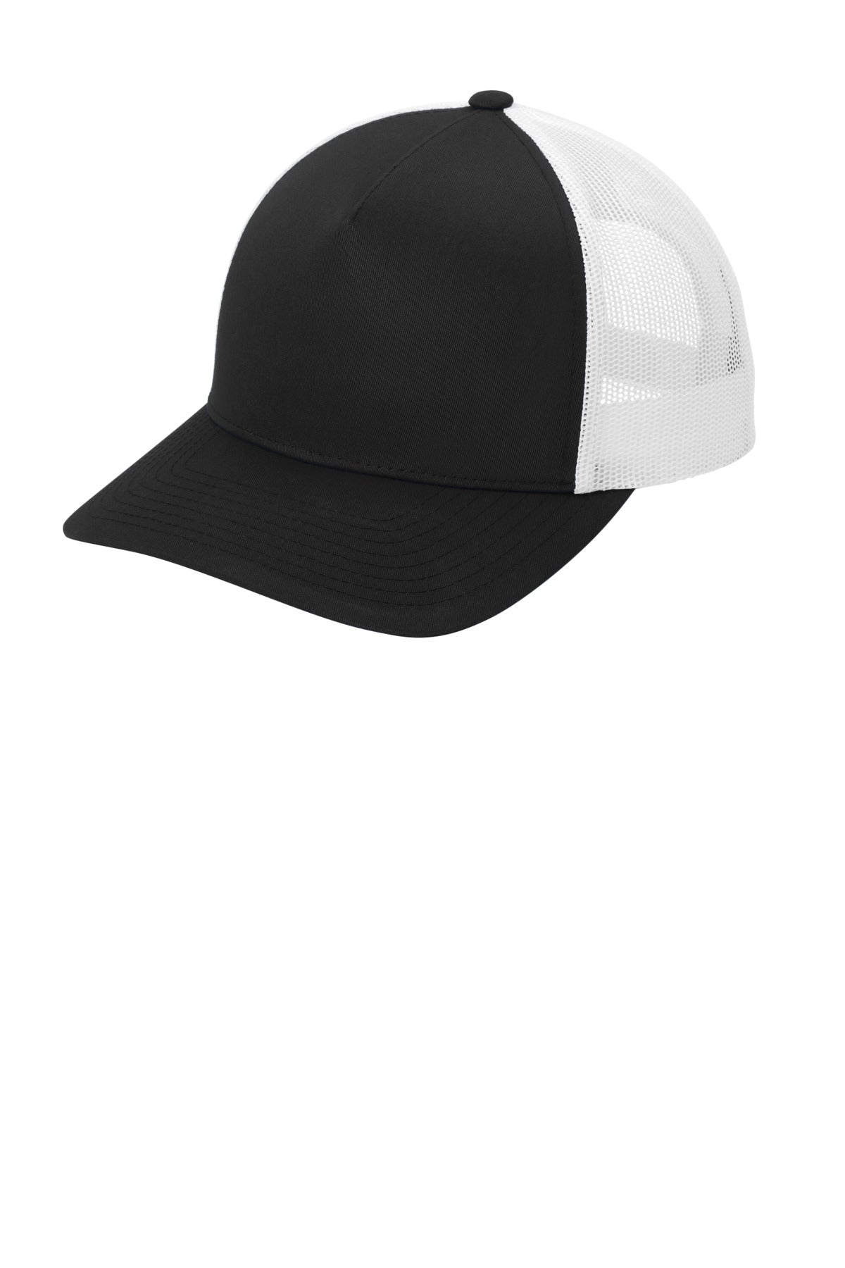 Custom Embroidery or DTF Print - Sport-Tek ® YP Classics ® Retro Trucker 5-Panel Cap STC54