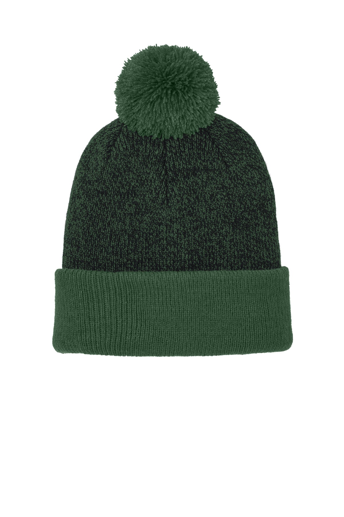 Custom Embroidery or DTF Print - Sport-Tek ® Halftime Heather Pom Beanie STC68