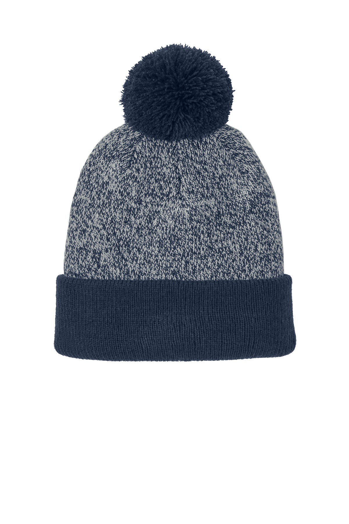 Custom Embroidery or DTF Print - Sport-Tek ® Halftime Heather Pom Beanie STC68
