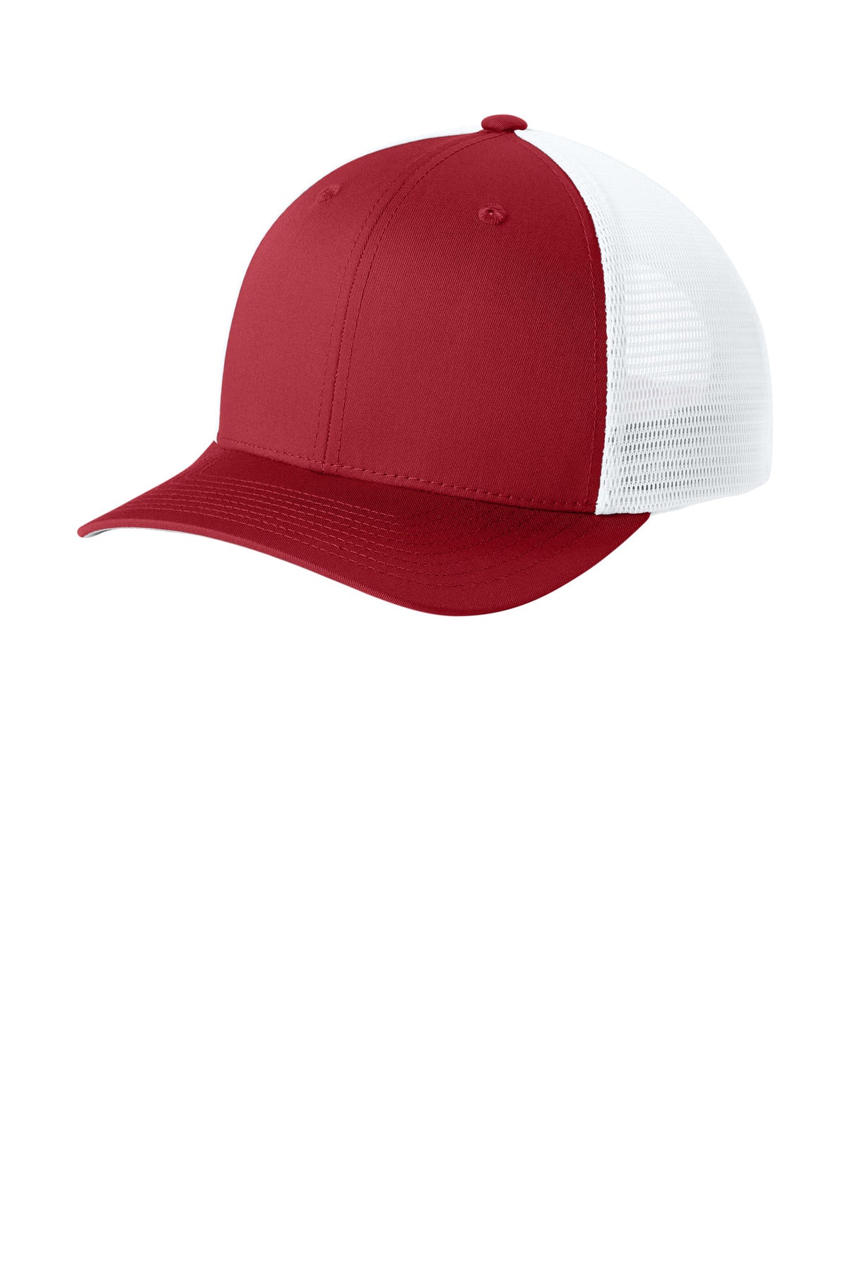 Custom Embroidery or DTF Print - Sport-Tek ® Stretch-Tek Snapback Trucker Cap STC74