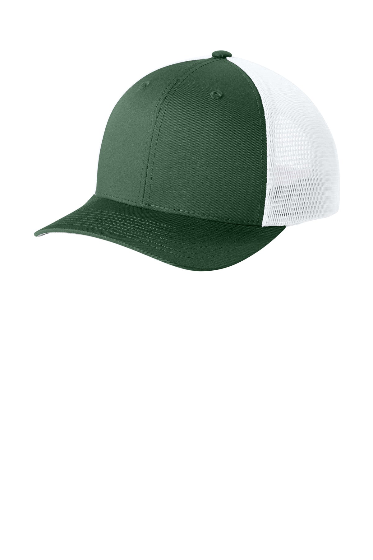 Custom Embroidery or DTF Print - Sport-Tek ® Stretch-Tek Snapback Trucker Cap STC74