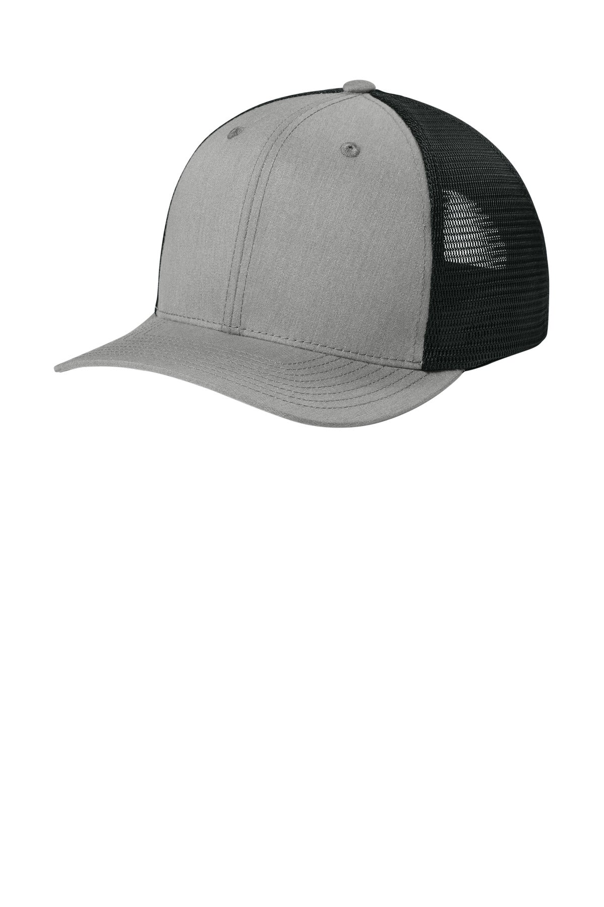 Custom Embroidery or DTF Print - Sport-Tek ® Stretch-Tek Snapback Trucker Cap STC74