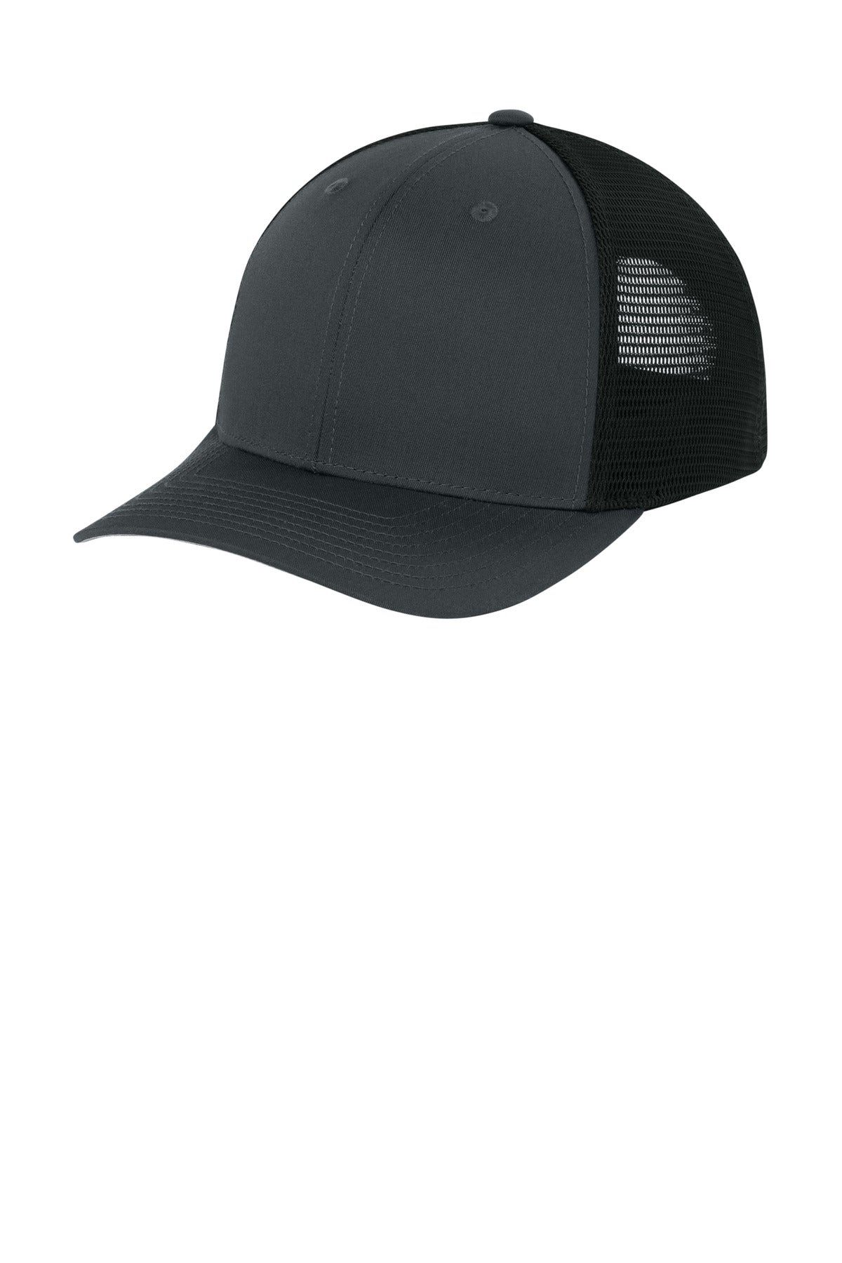 Custom Embroidery or DTF Print - Sport-Tek ® Stretch-Tek Snapback Trucker Cap STC74
