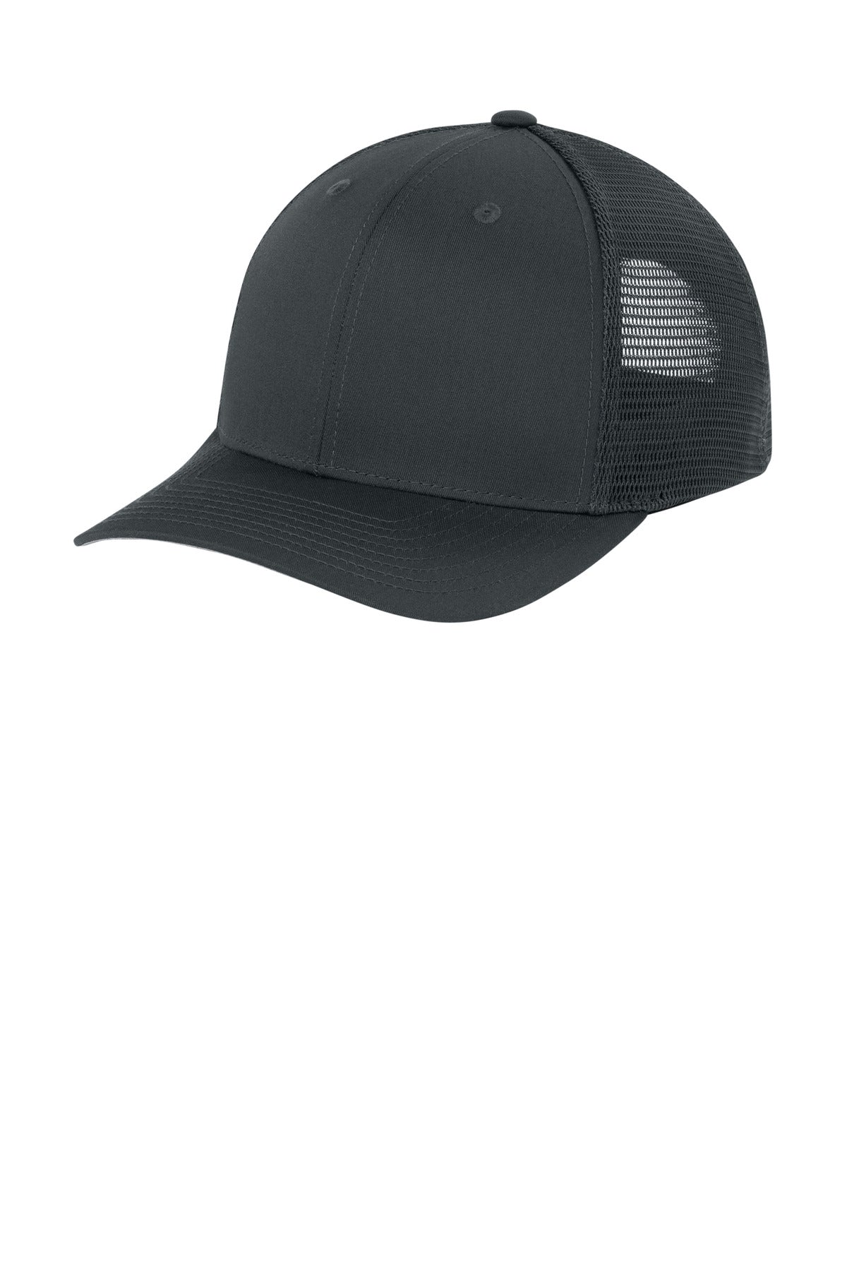 Custom Embroidery or DTF Print - Sport-Tek ® Stretch-Tek Snapback Trucker Cap STC74