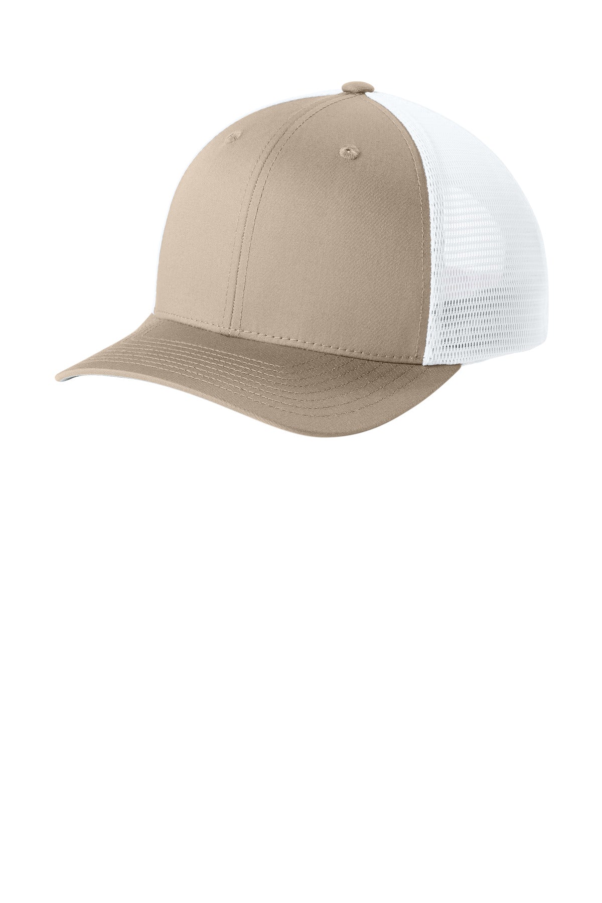 Custom Embroidery or DTF Print - Sport-Tek ® Stretch-Tek Snapback Trucker Cap STC74