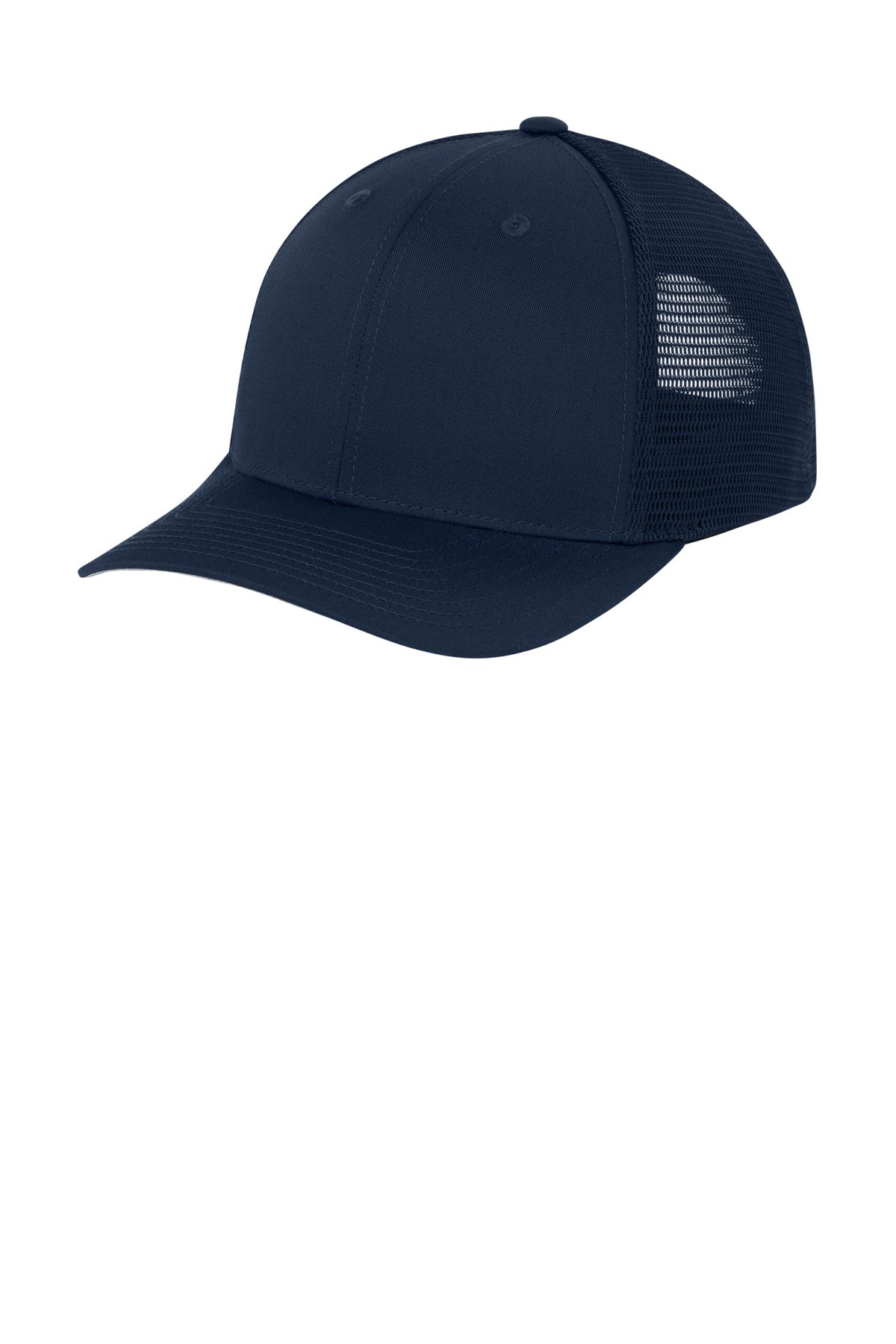 Custom Embroidery or DTF Print - Sport-Tek ® Stretch-Tek Snapback Trucker Cap STC74