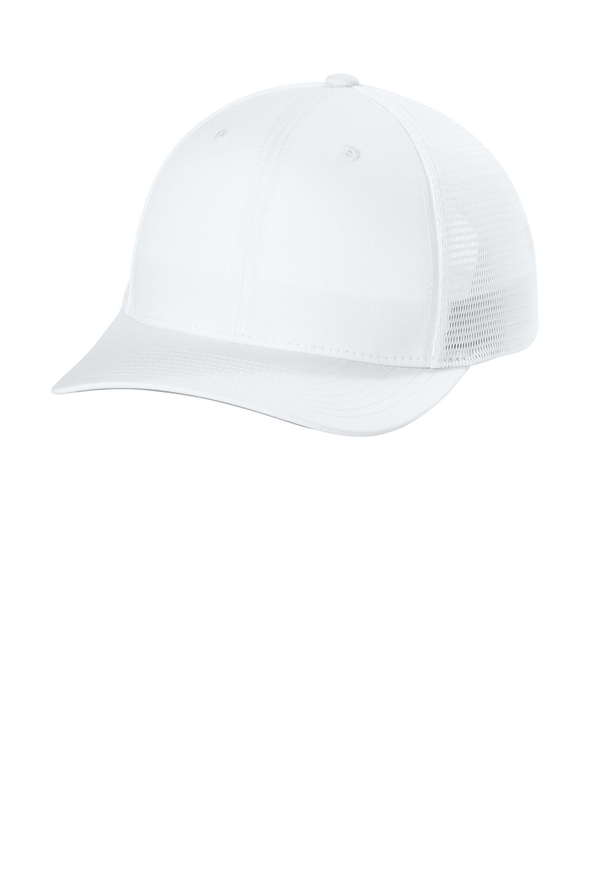 Custom Embroidery or DTF Print - Sport-Tek ® Stretch-Tek Snapback Trucker Cap STC74