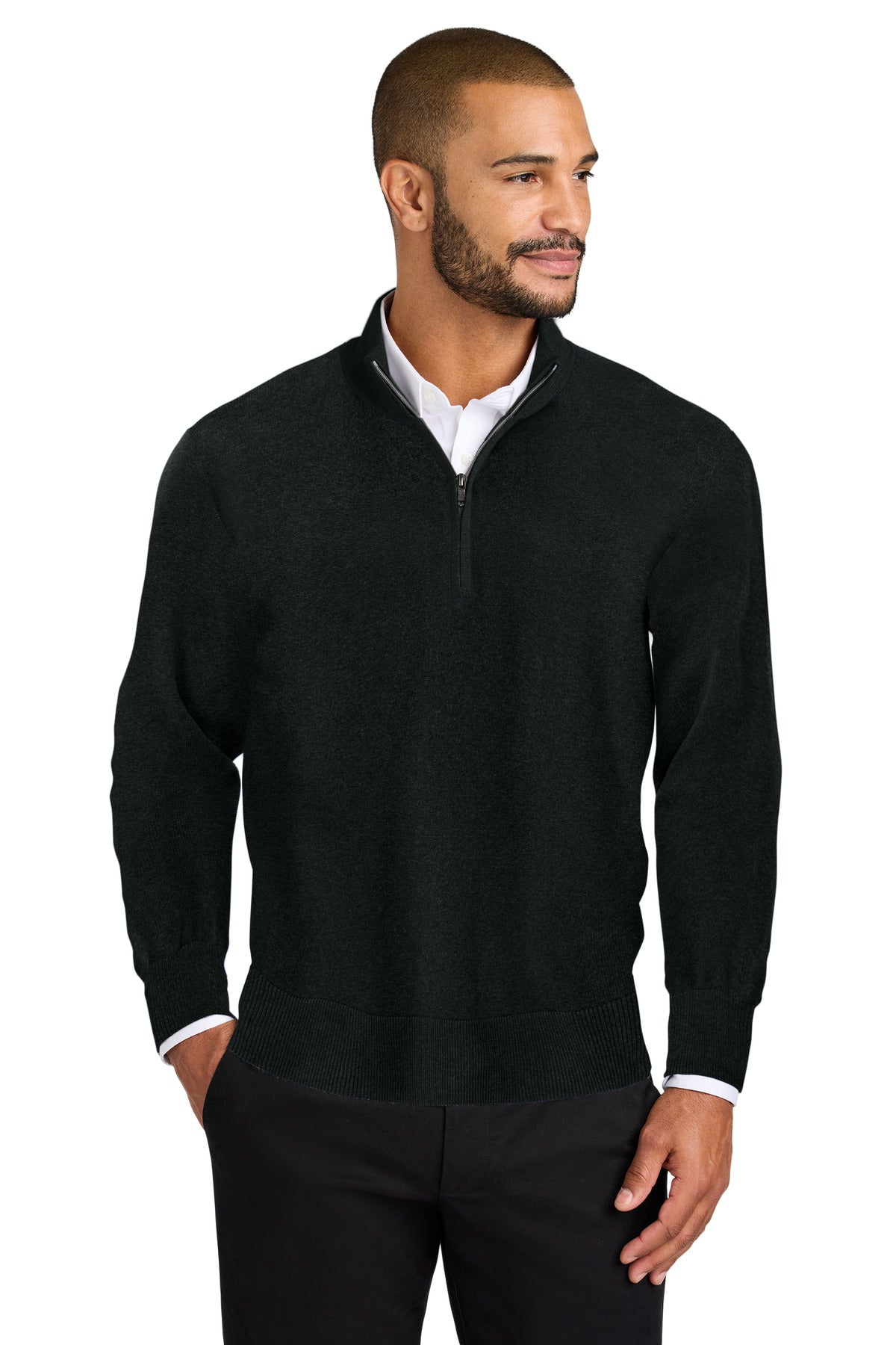 Custom Embroidery or DTF Print - Port Authority ® Easy Care 1/4-Zip Sweater SW2900