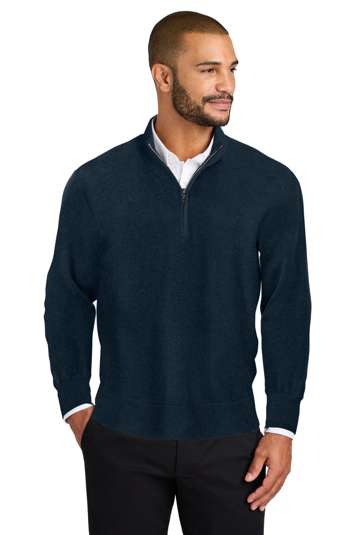 Custom Embroidery or DTF Print - Port Authority ® Easy Care 1/4-Zip Sweater SW2900
