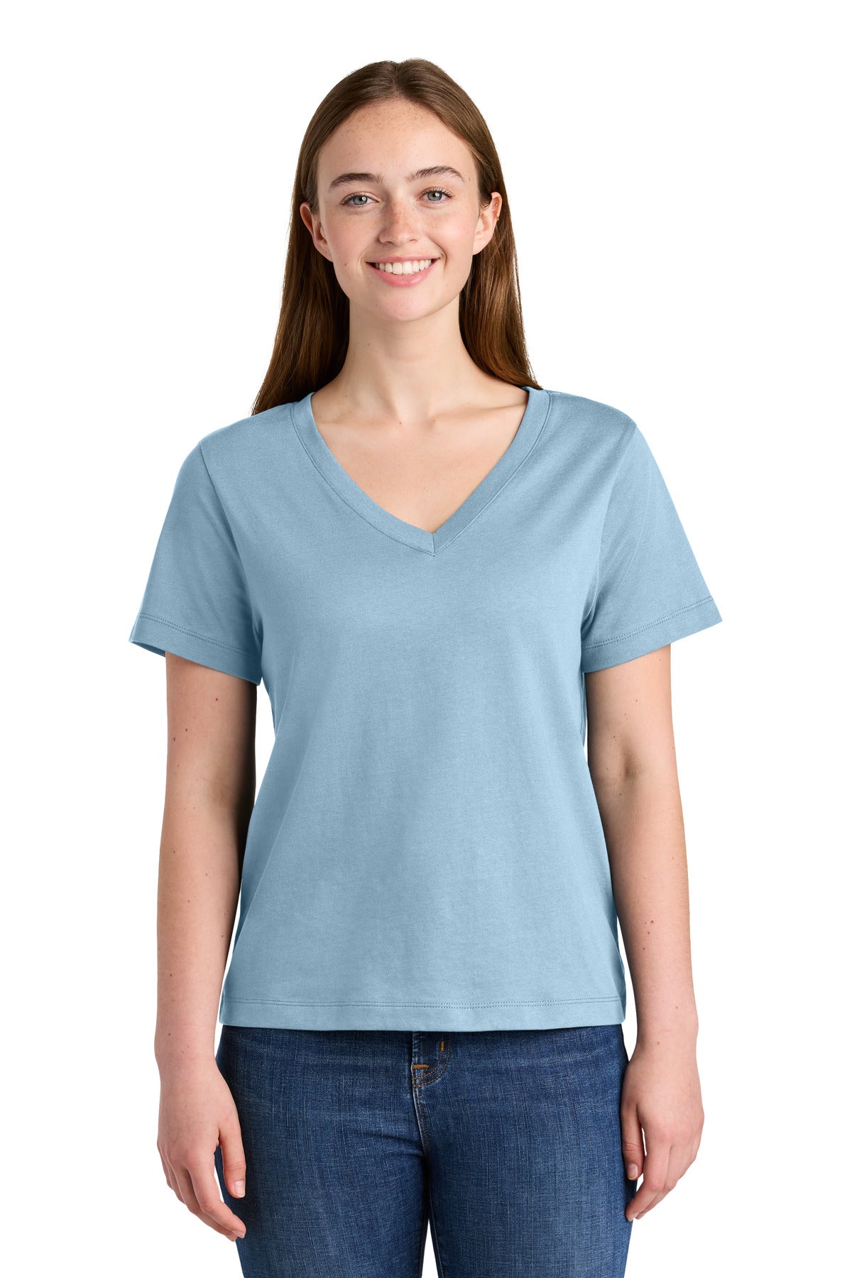 Custom Embroidery or DTF Print - Stanley/Stella ® Women's Stella Isla V-Neck Tee SXW032