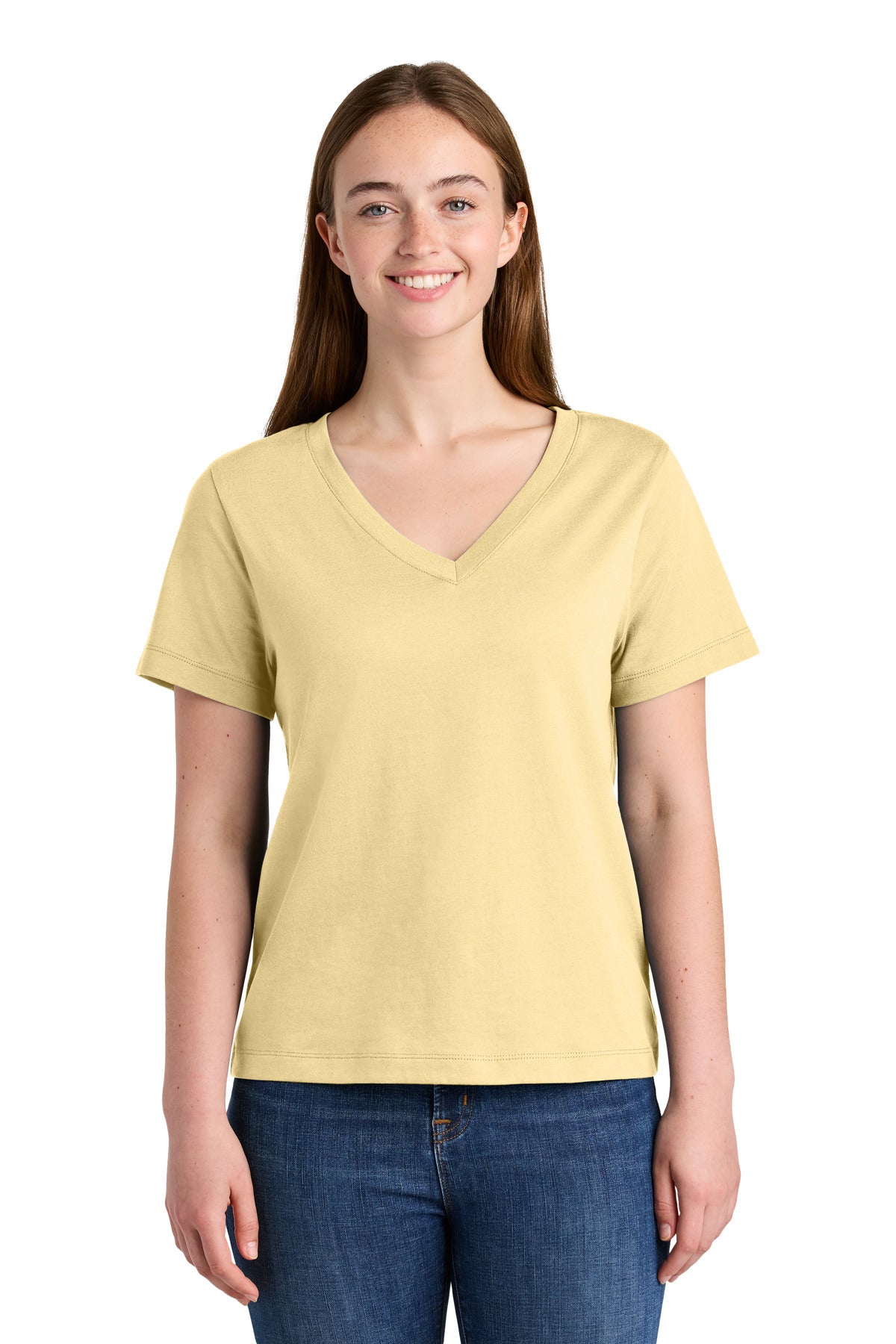 Custom Embroidery or DTF Print - Stanley/Stella ® Women's Stella Isla V-Neck Tee SXW032