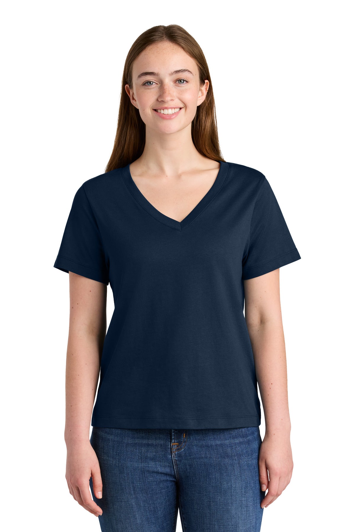 Custom Embroidery or DTF Print - Stanley/Stella ® Women's Stella Isla V-Neck Tee SXW032