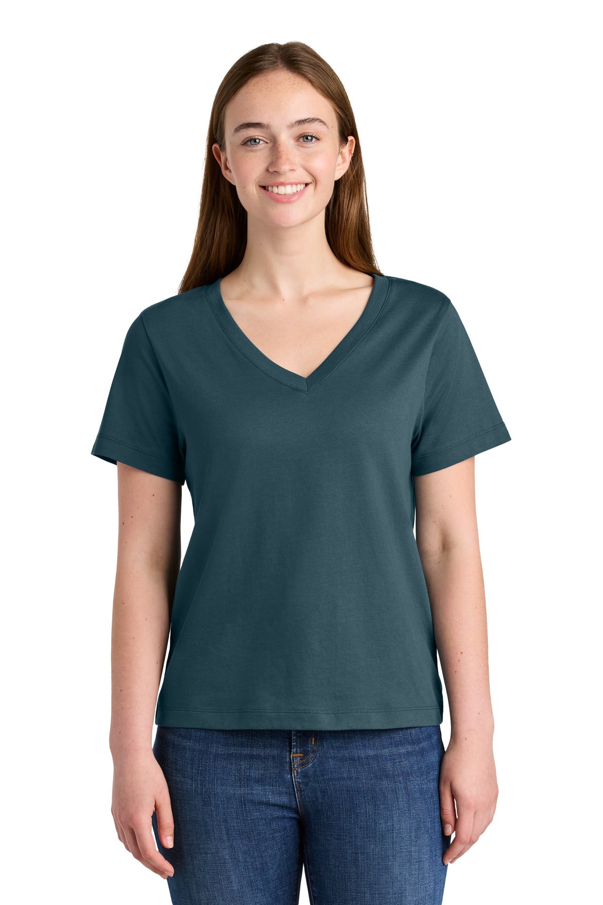 Custom Embroidery or DTF Print - Stanley/Stella ® Women's Stella Isla V-Neck Tee SXW032