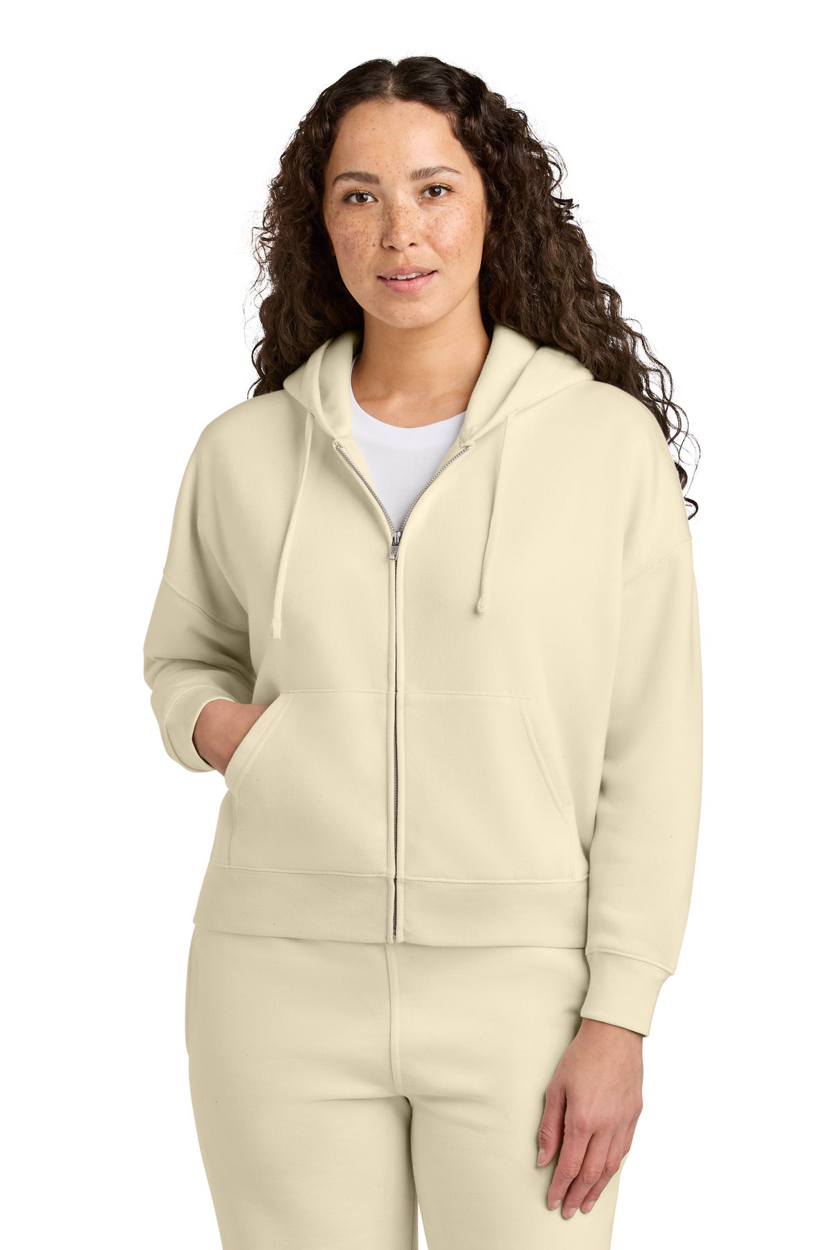 Custom Embroidery or DTF Print - Stanley/Stella ® Women's Stella Ida Full-Zip Hooded Sweatshirt SXW037