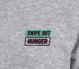 Swipe Out Hunger - Hanes® - EcoSmart® Crewneck Sweatshirt.  P160