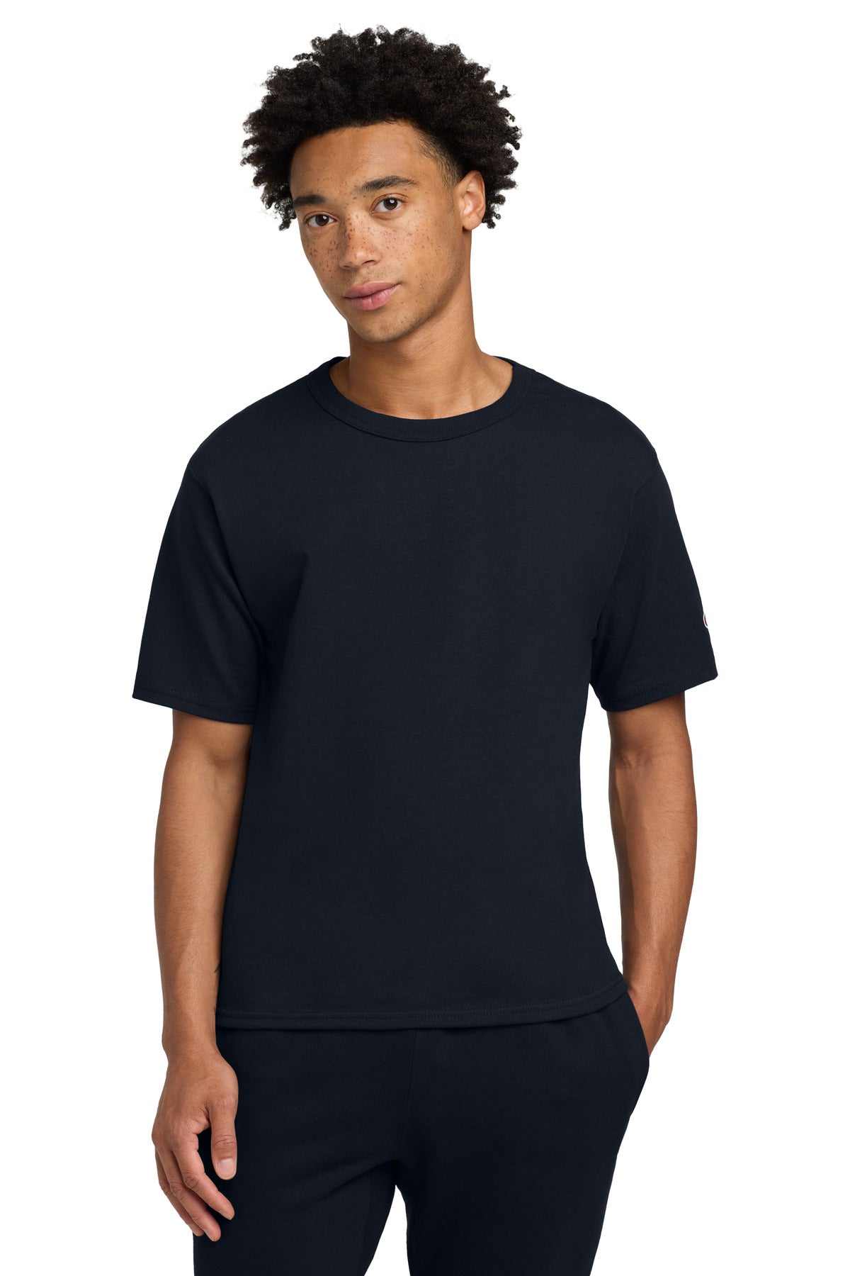 Custom Embroidery or DTF Print - Champion ® Heritage 7-Oz. Jersey Tee T105
