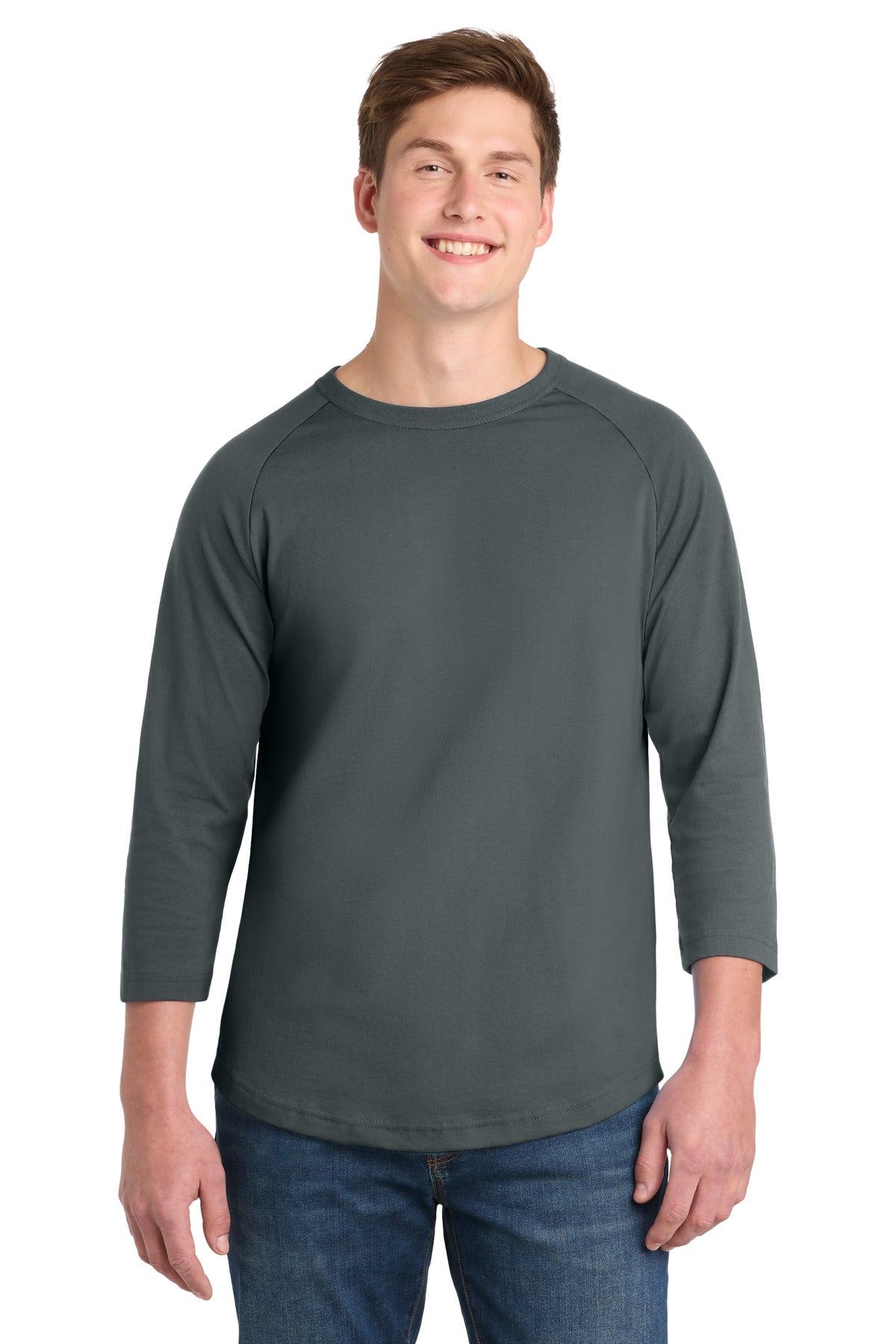 Custom Embroidery or DTF Print - Sport-Tek ® Colorblock Raglan Jersey. T200
