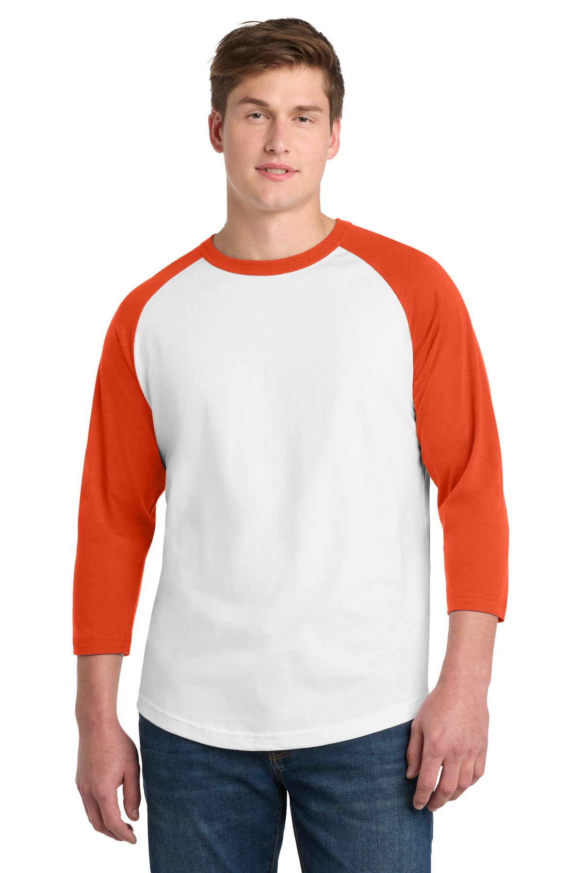 Custom Embroidery or DTF Print - Sport-Tek ® Colorblock Raglan Jersey. T200