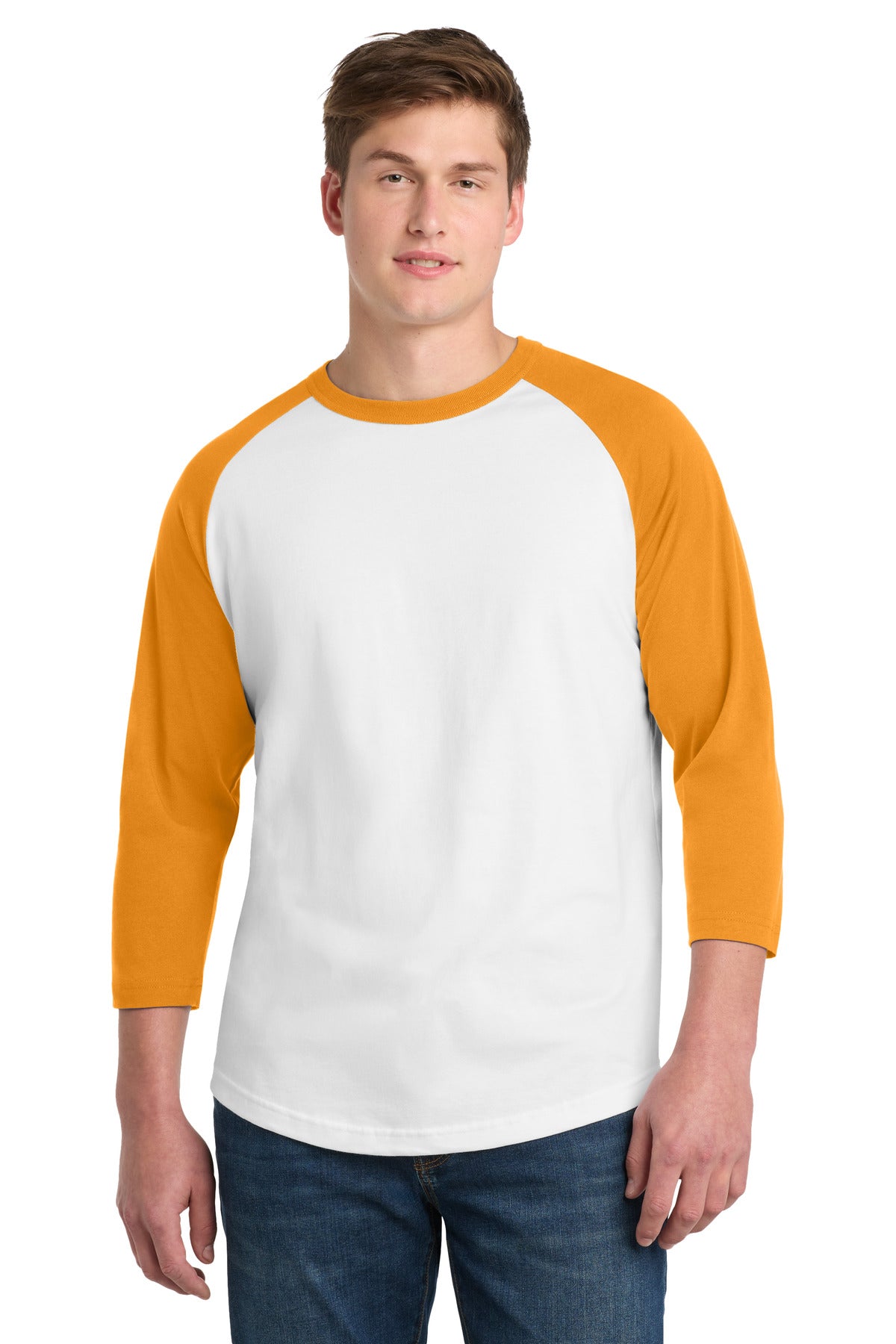 Custom Embroidery or DTF Print - Sport-Tek ® Colorblock Raglan Jersey. T200