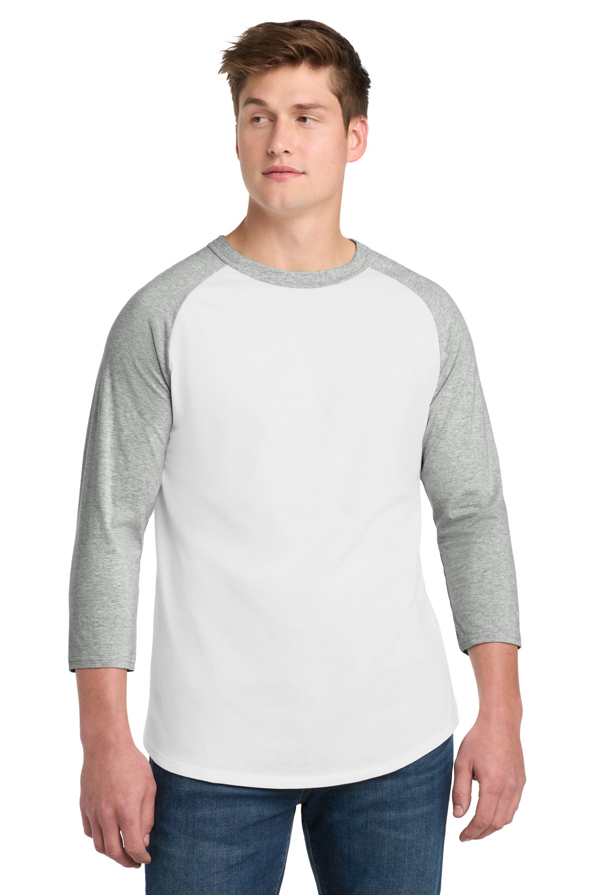 Custom Embroidery or DTF Print - Sport-Tek ® Colorblock Raglan Jersey. T200