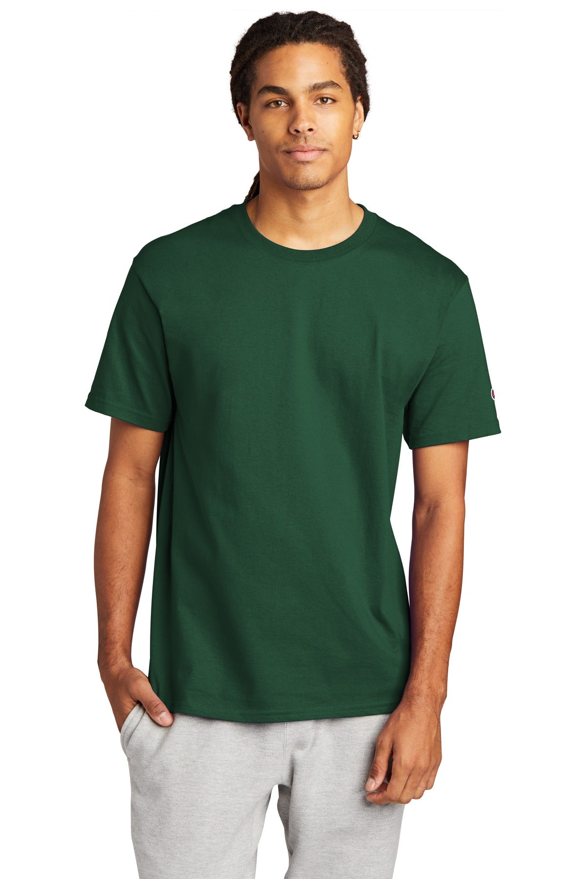 Custom Embroidery or DTF Print - Champion ® Heritage 6-Oz. Jersey Tee T425