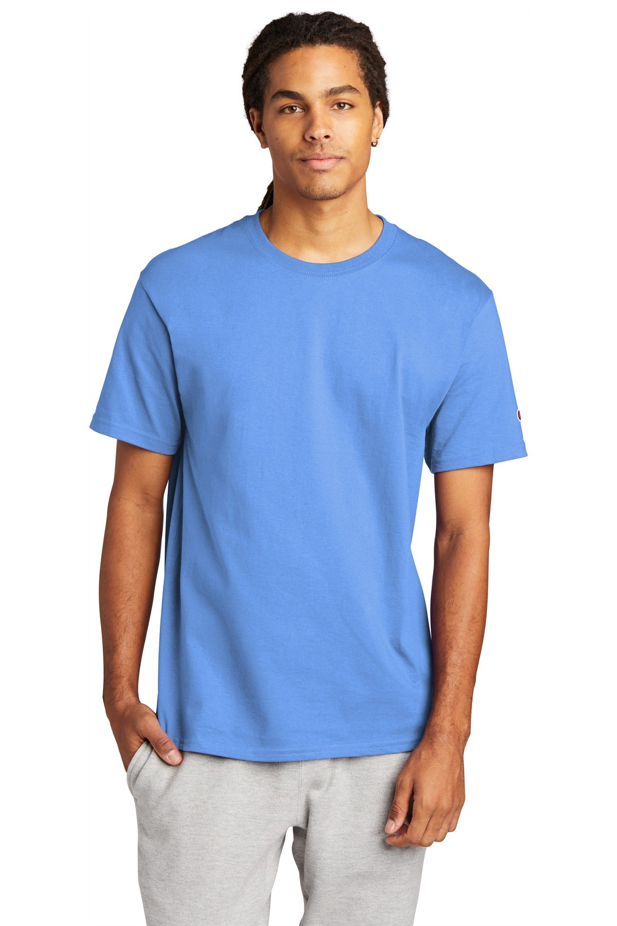 Custom Embroidery or DTF Print - Champion ® Heritage 6-Oz. Jersey Tee T425