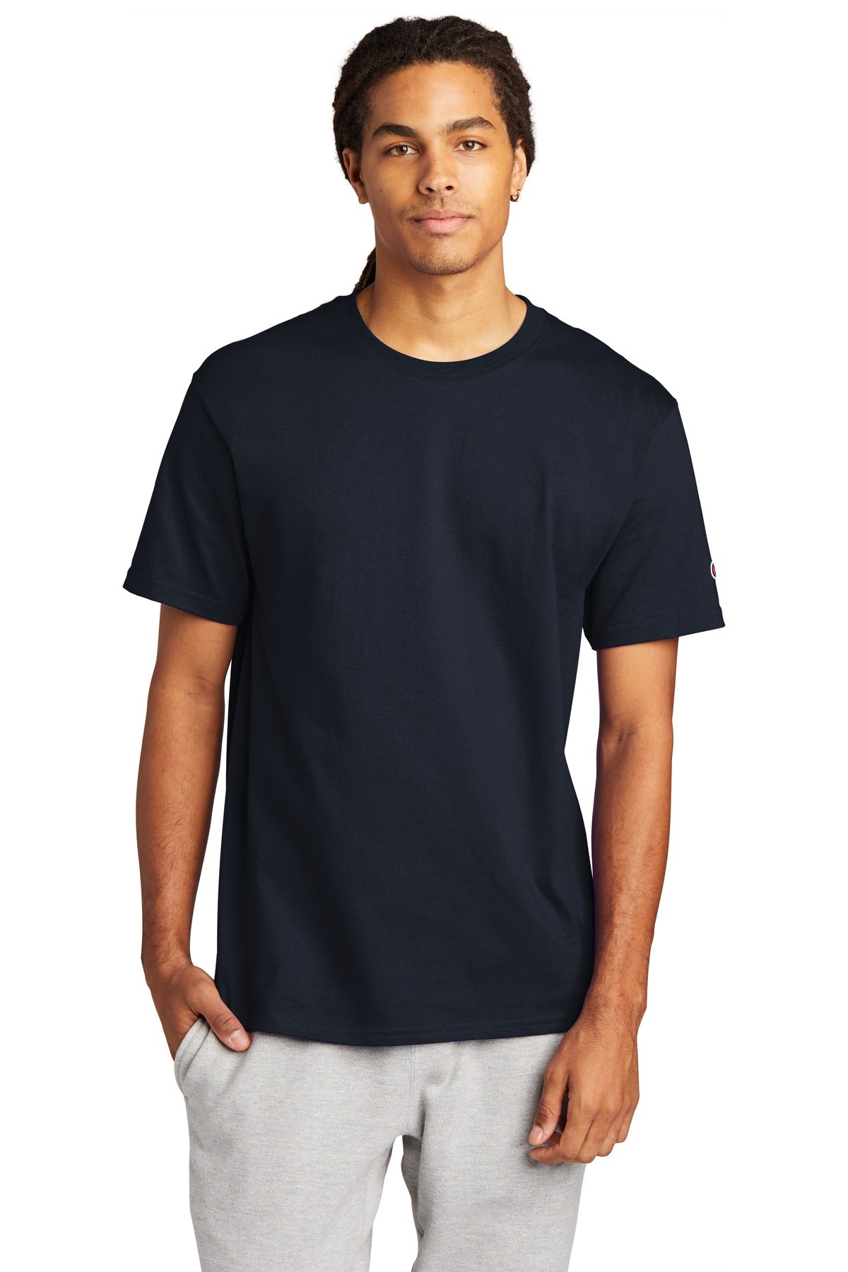 Custom Embroidery or DTF Print - Champion ® Heritage 6-Oz. Jersey Tee T425