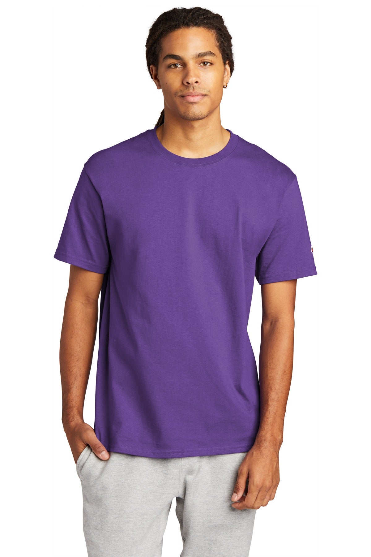 Custom Embroidery or DTF Print - Champion ® Heritage 6-Oz. Jersey Tee T425
