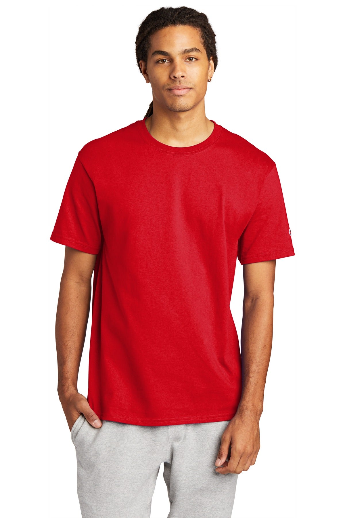 Custom Embroidery or DTF Print - Champion ® Heritage 6-Oz. Jersey Tee T425