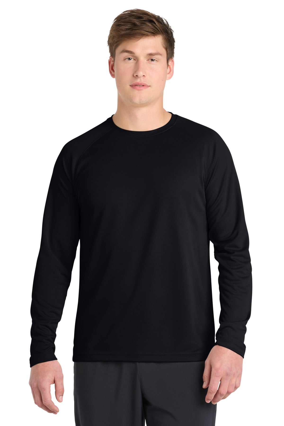 Custom Embroidery or DTF Print - Sport-Tek ® Dry Zone ® Long Sleeve Raglan T-Shirt. T473LS