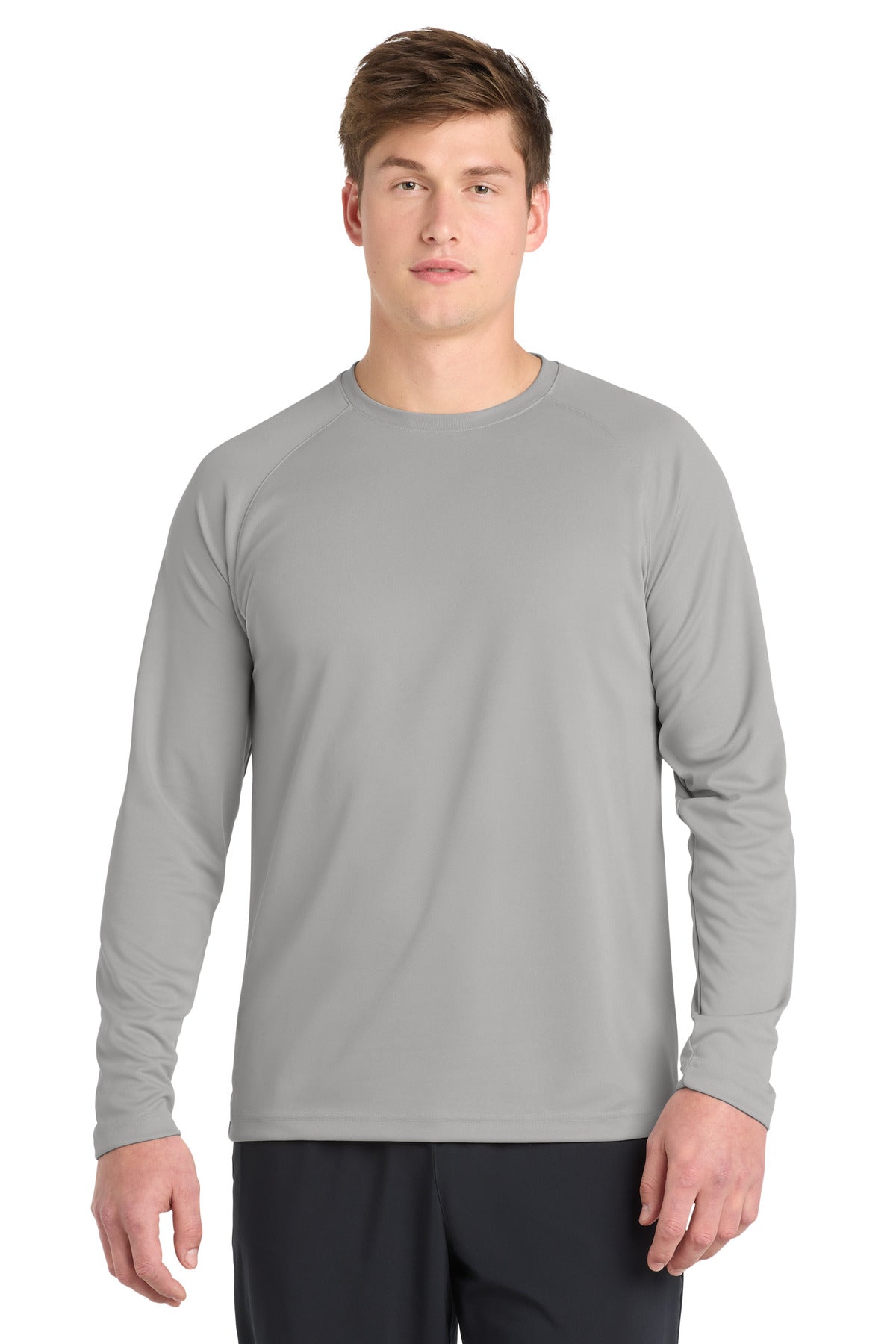 Custom Embroidery or DTF Print - Sport-Tek ® Dry Zone ® Long Sleeve Raglan T-Shirt. T473LS