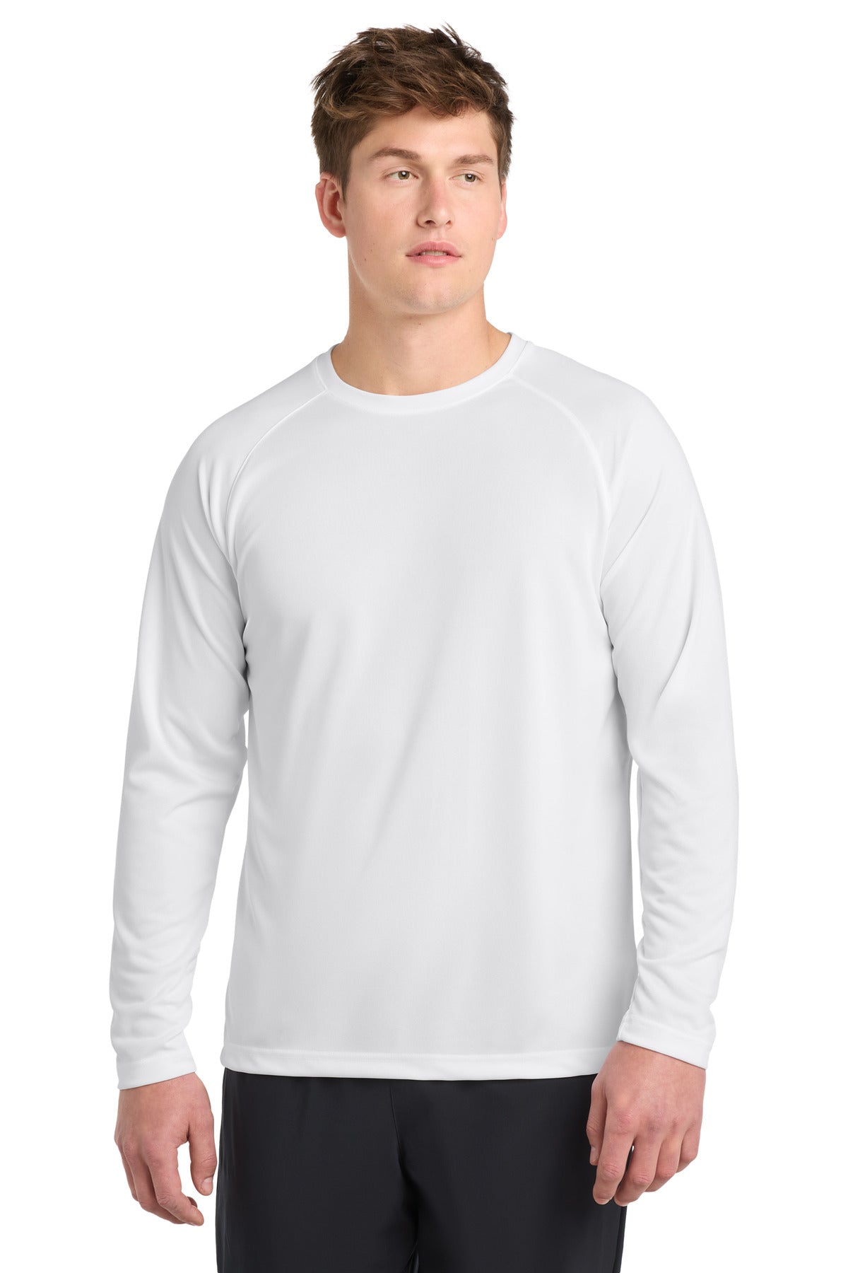 Custom Embroidery or DTF Print - Sport-Tek ® Dry Zone ® Long Sleeve Raglan T-Shirt. T473LS