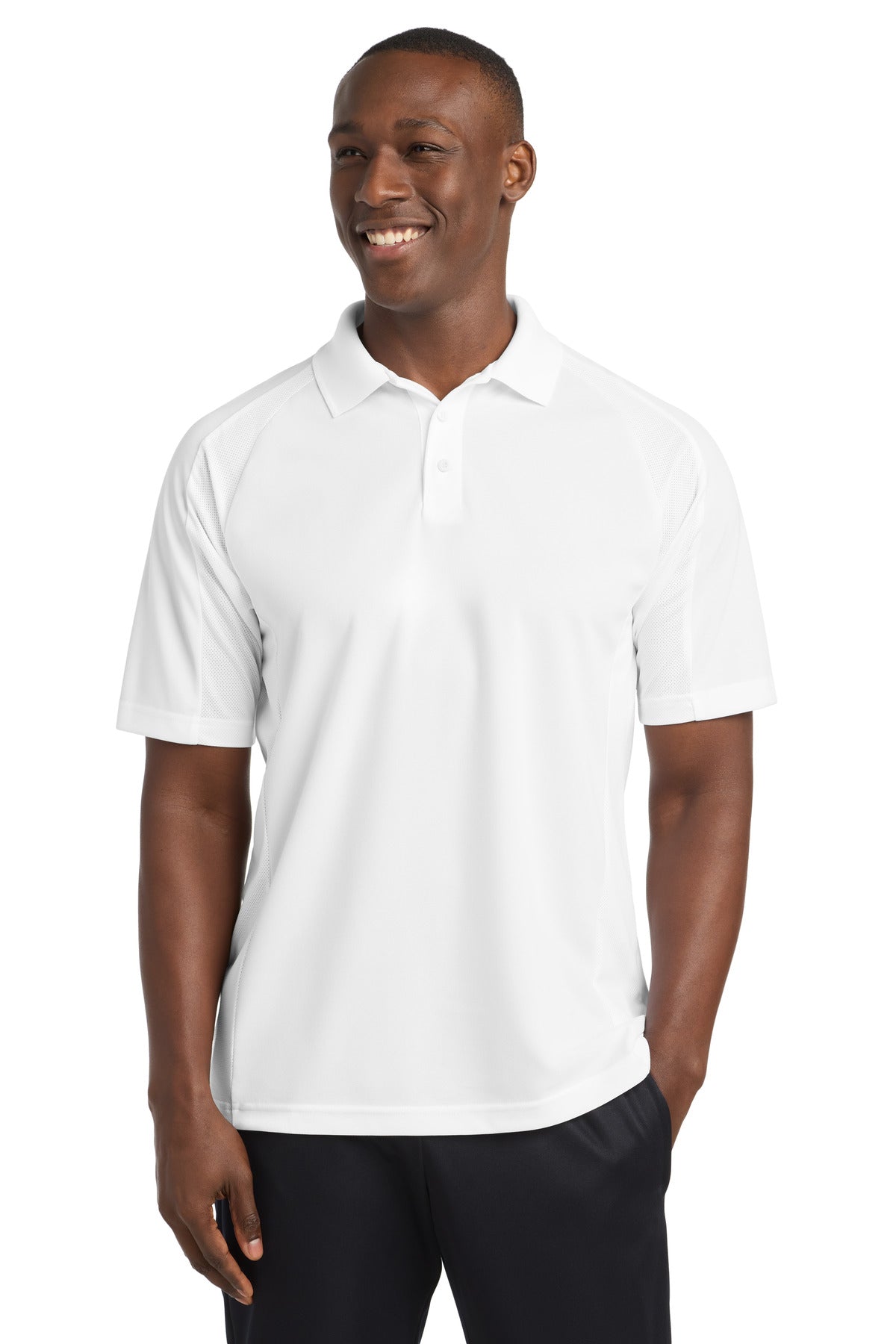 Custom Embroidery or DTF Print - Sport-Tek ® Dri-Mesh® Pro Polo. T474