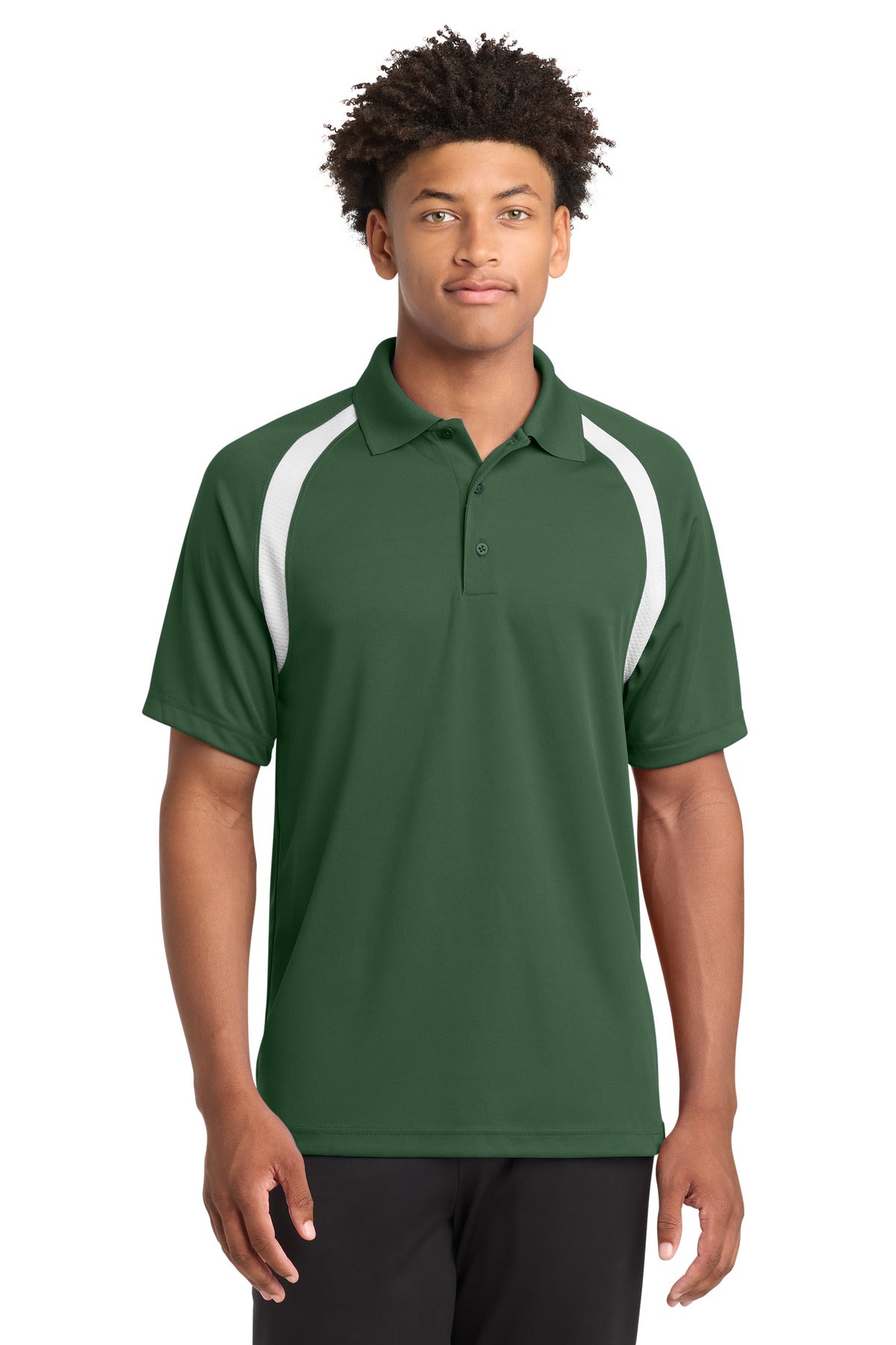 Custom Embroidery or DTF Print - Sport-Tek ® Dry Zone ® Colorblock Raglan Polo. T476