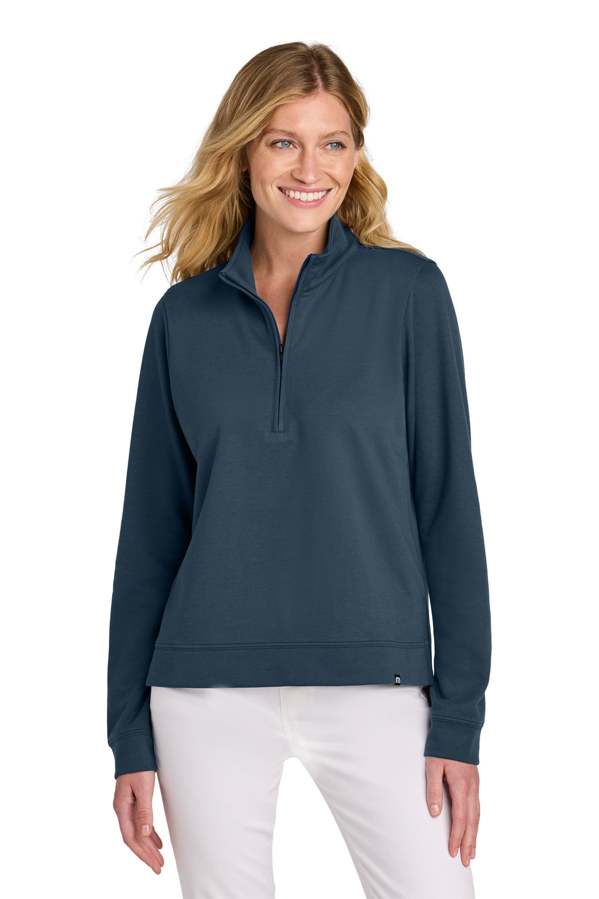 Custom Embroidered - TravisMathew Women's Coveside 1/2-Zip TM1LD007