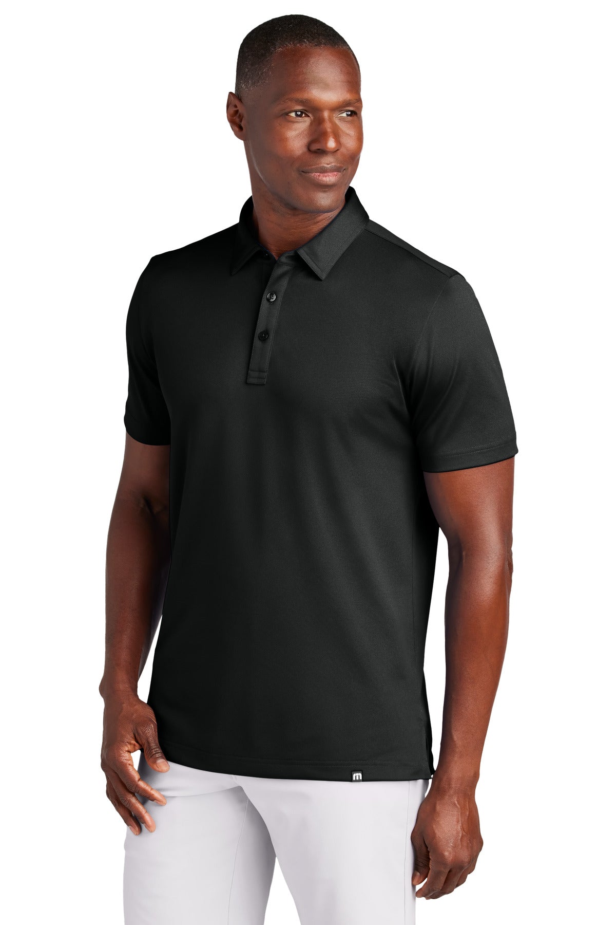 Men's Solid Eco Polo | Stretch & Wrinkle-Resistant | Casual