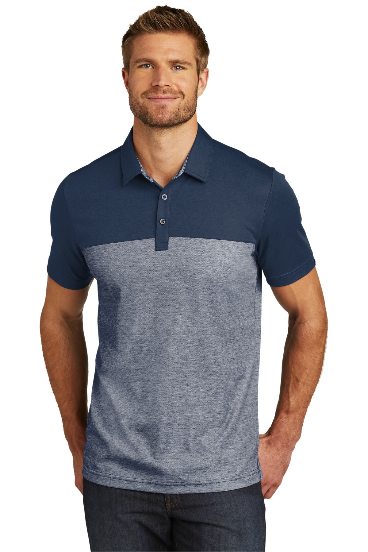 Custom Embroidered - TravisMathew Oceanside Blocked Polo. TM1MU414