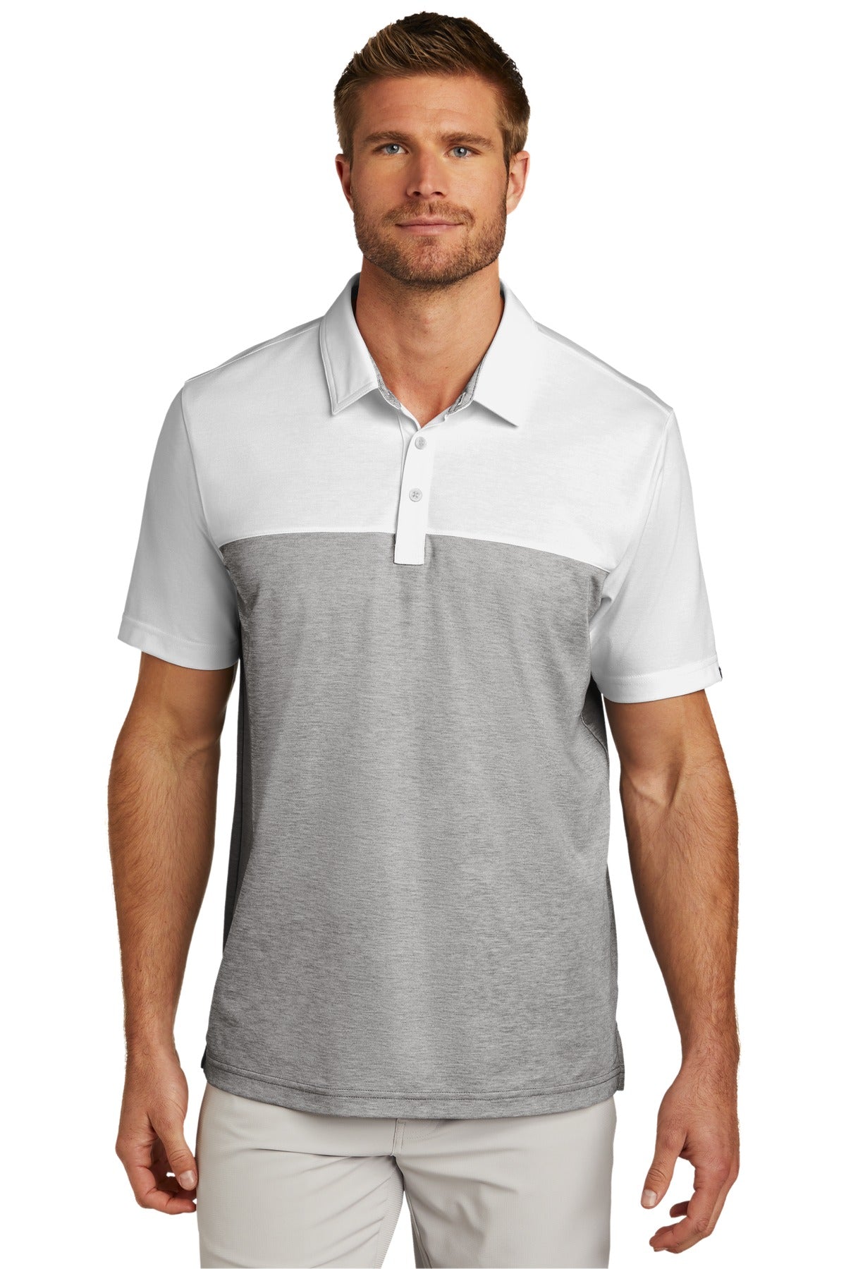 Custom Embroidered - TravisMathew Oceanside Blocked Polo. TM1MU414
