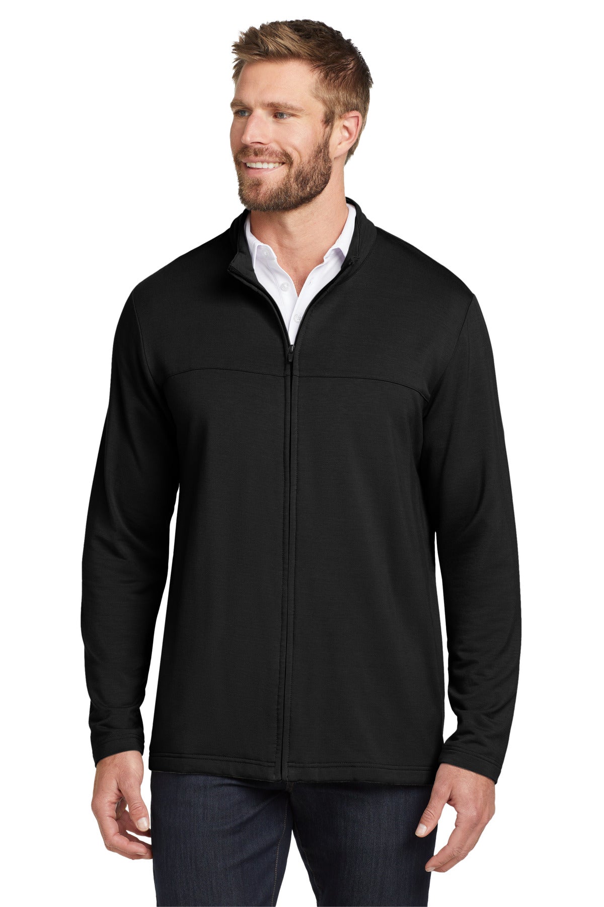 Custom Embroidered - TravisMathew Newport Full-Zip Fleece. TM1MU420